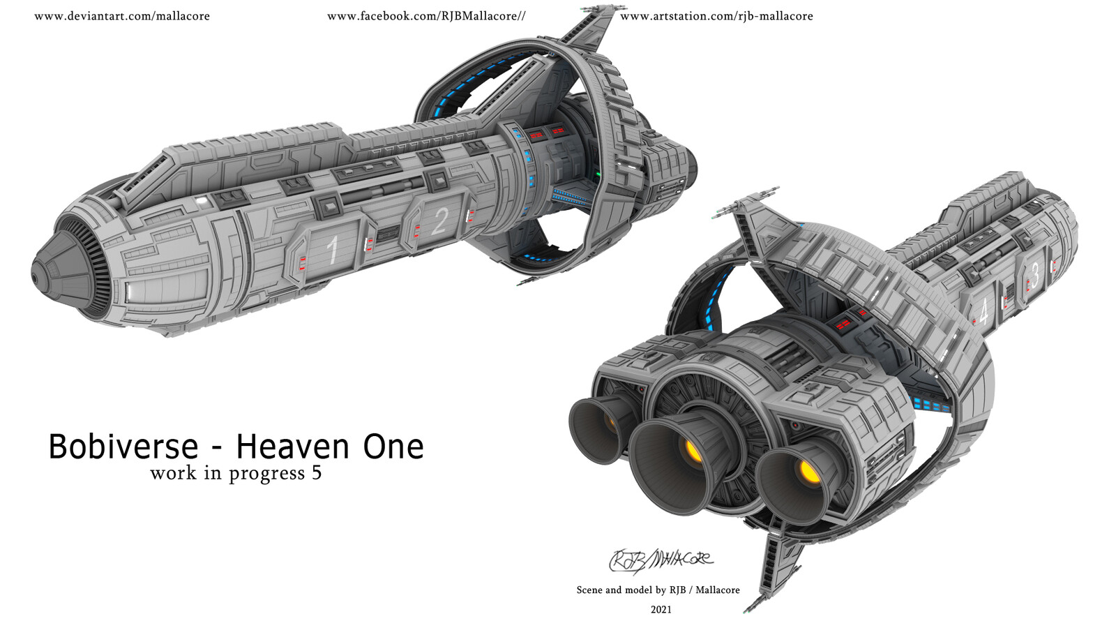 Ryan Begemann - Bobiverse - Heaven One - Finsihed modeling