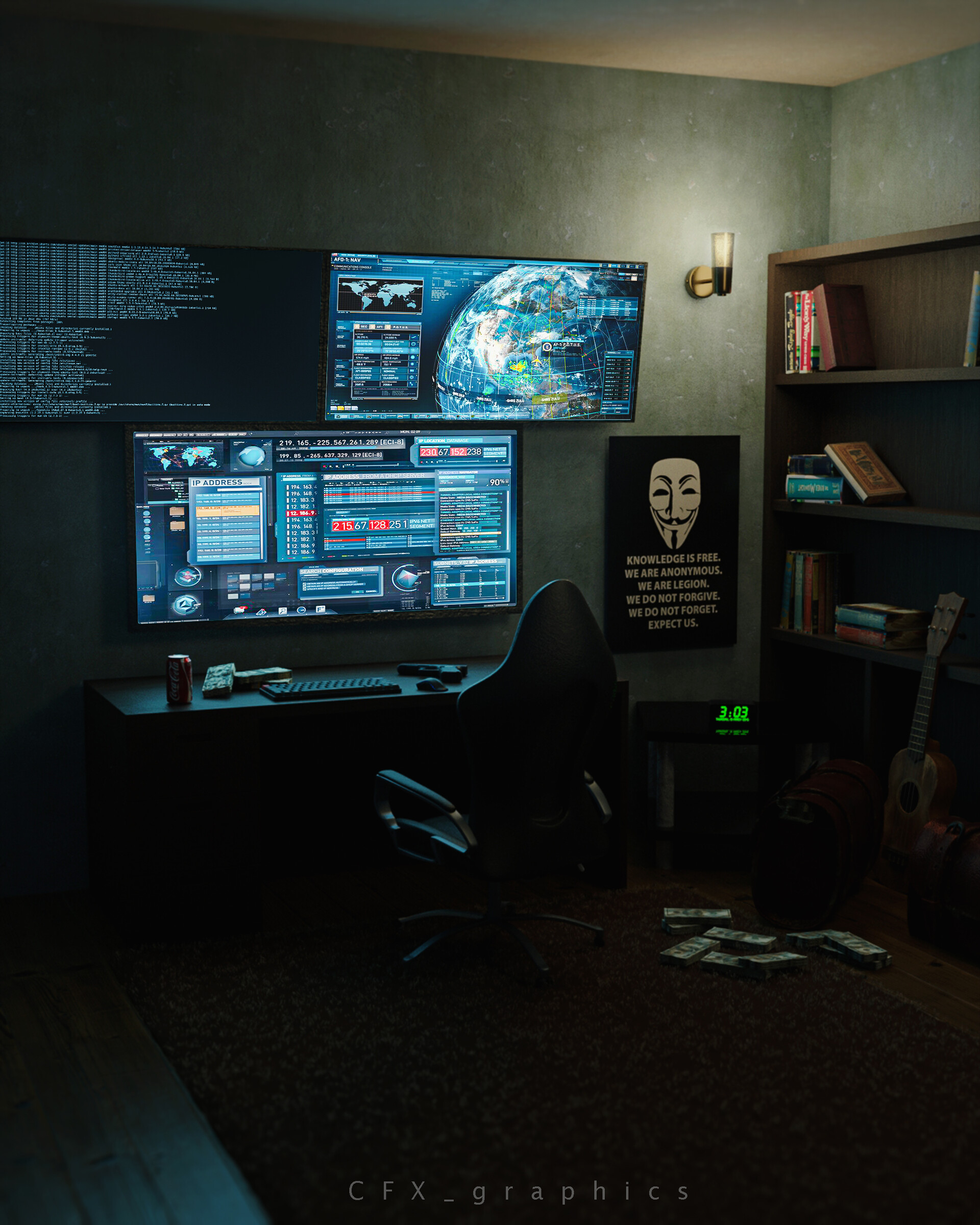 ArtStation Hackers room