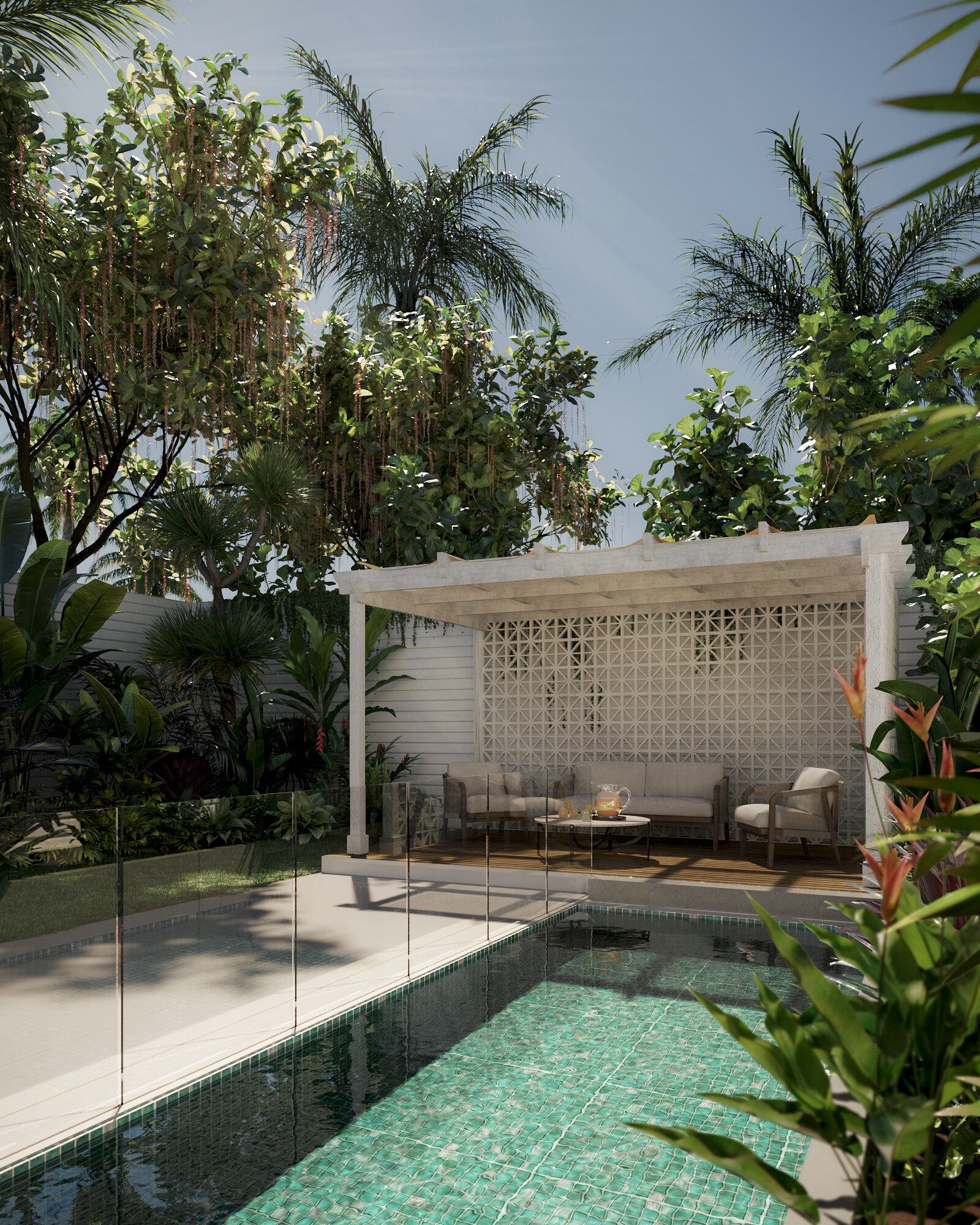 ArtStation - Pool Patio