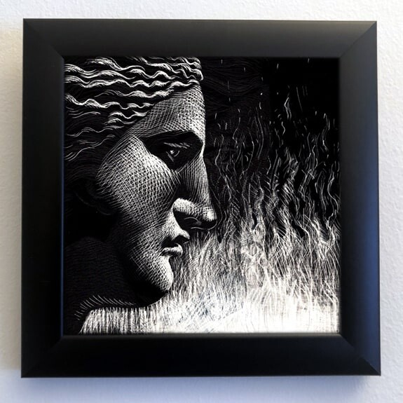 Original Scratchboard Art