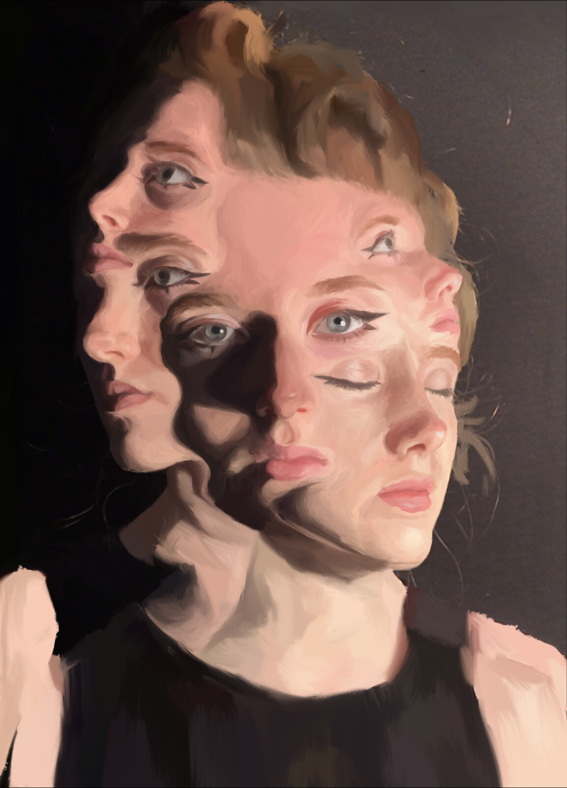 Katie N Multiple Face Study Katie N Multiple Face Study