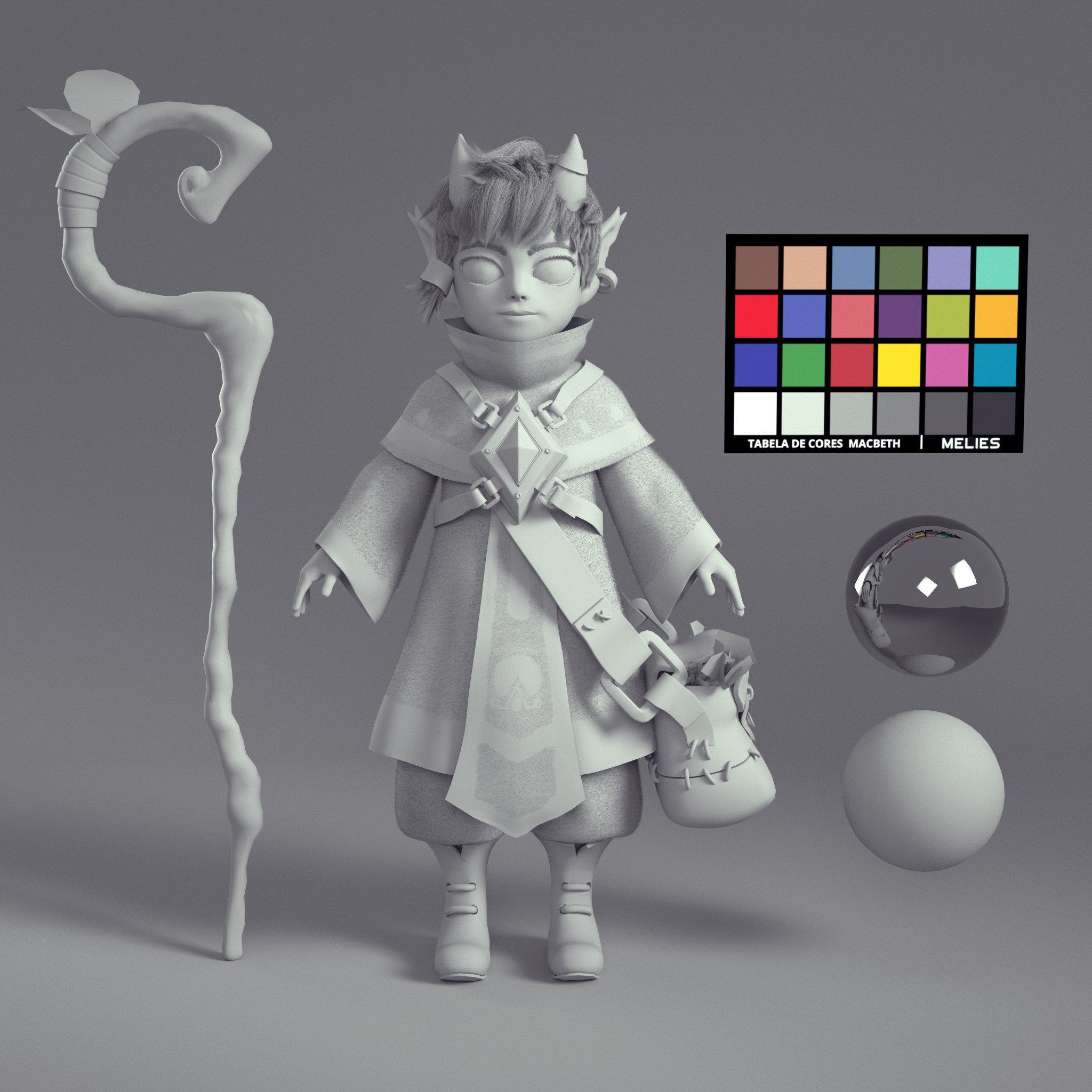 Clay Render