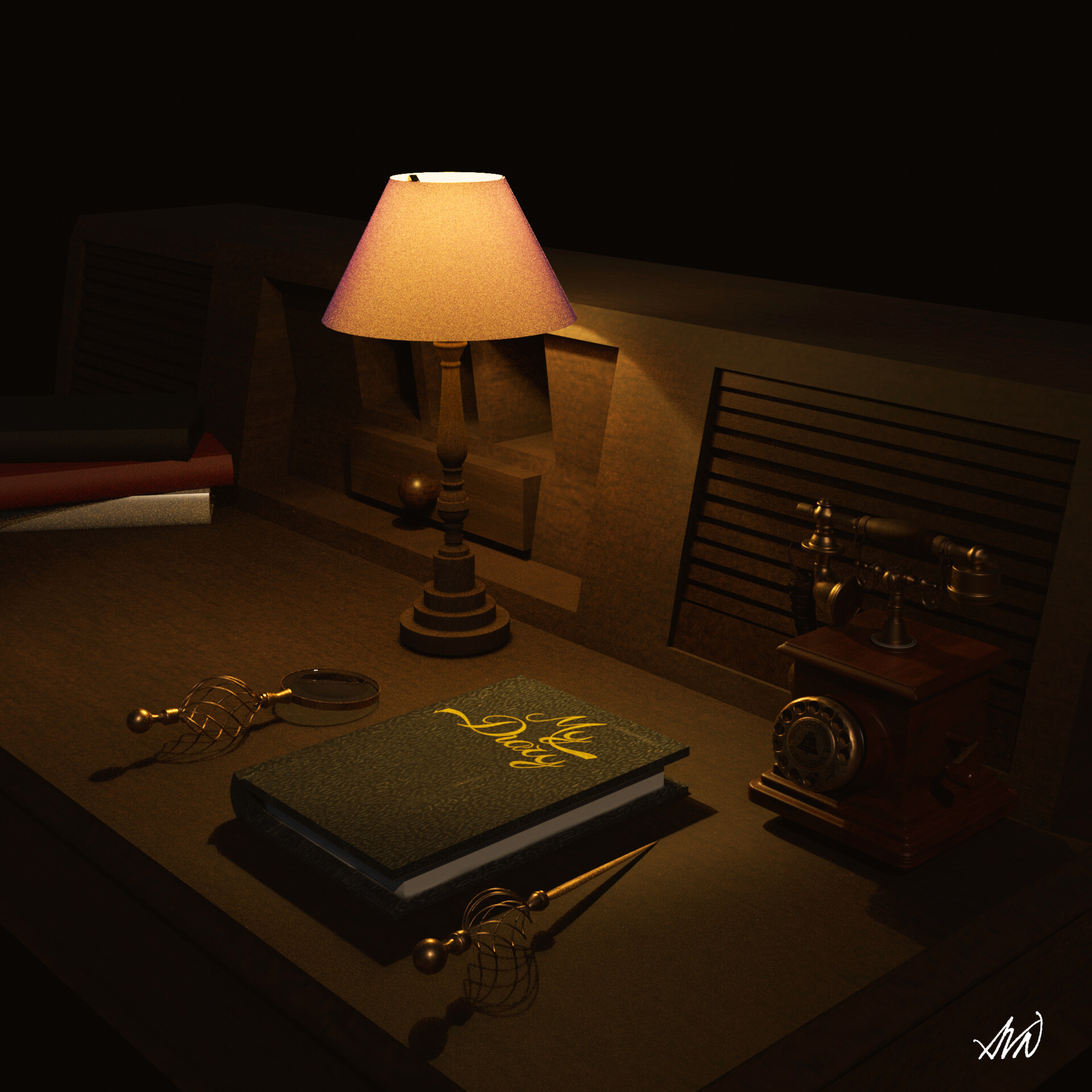 ArtStation - Vintage Table