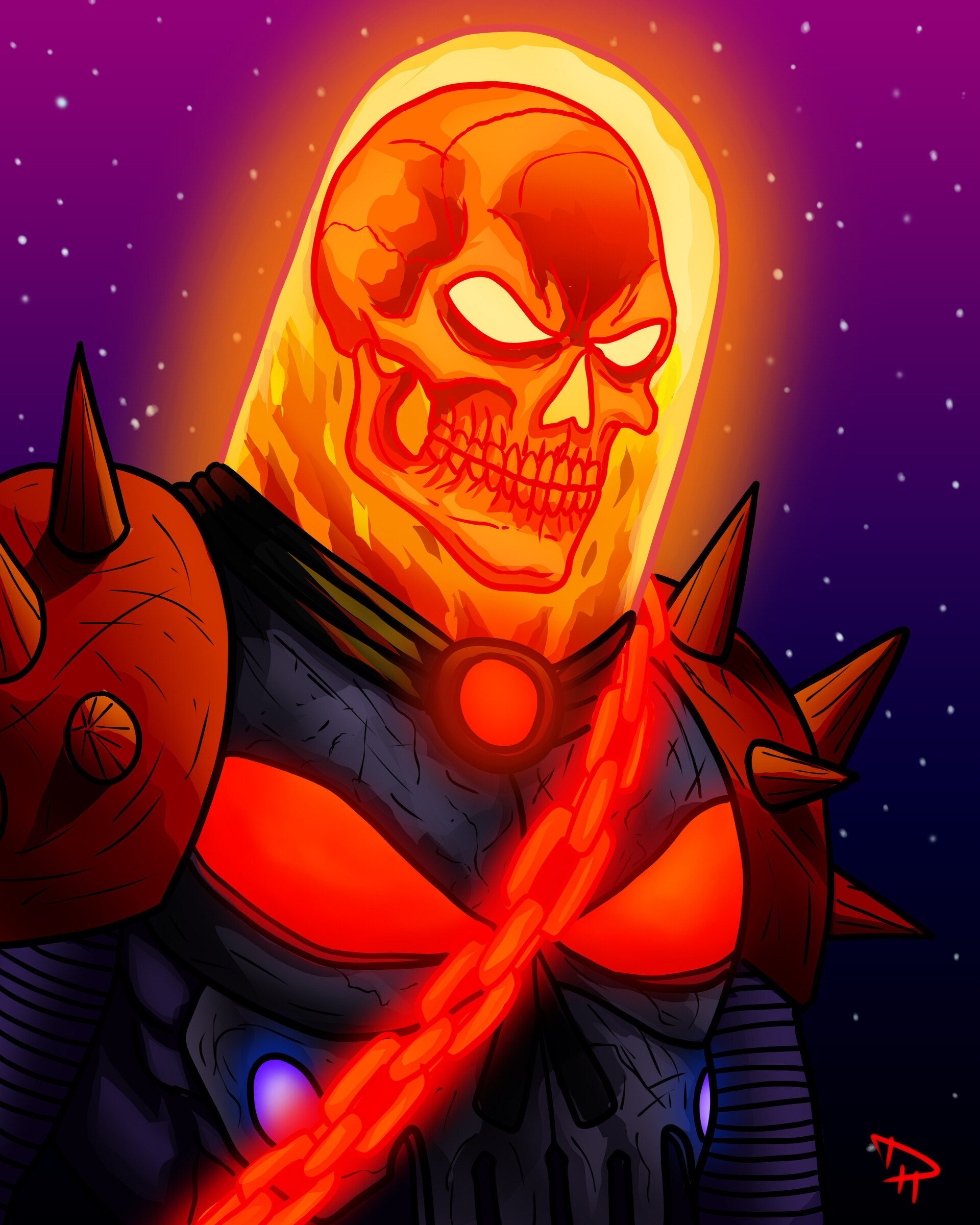 ArtStation Cosmic Ghost Rider