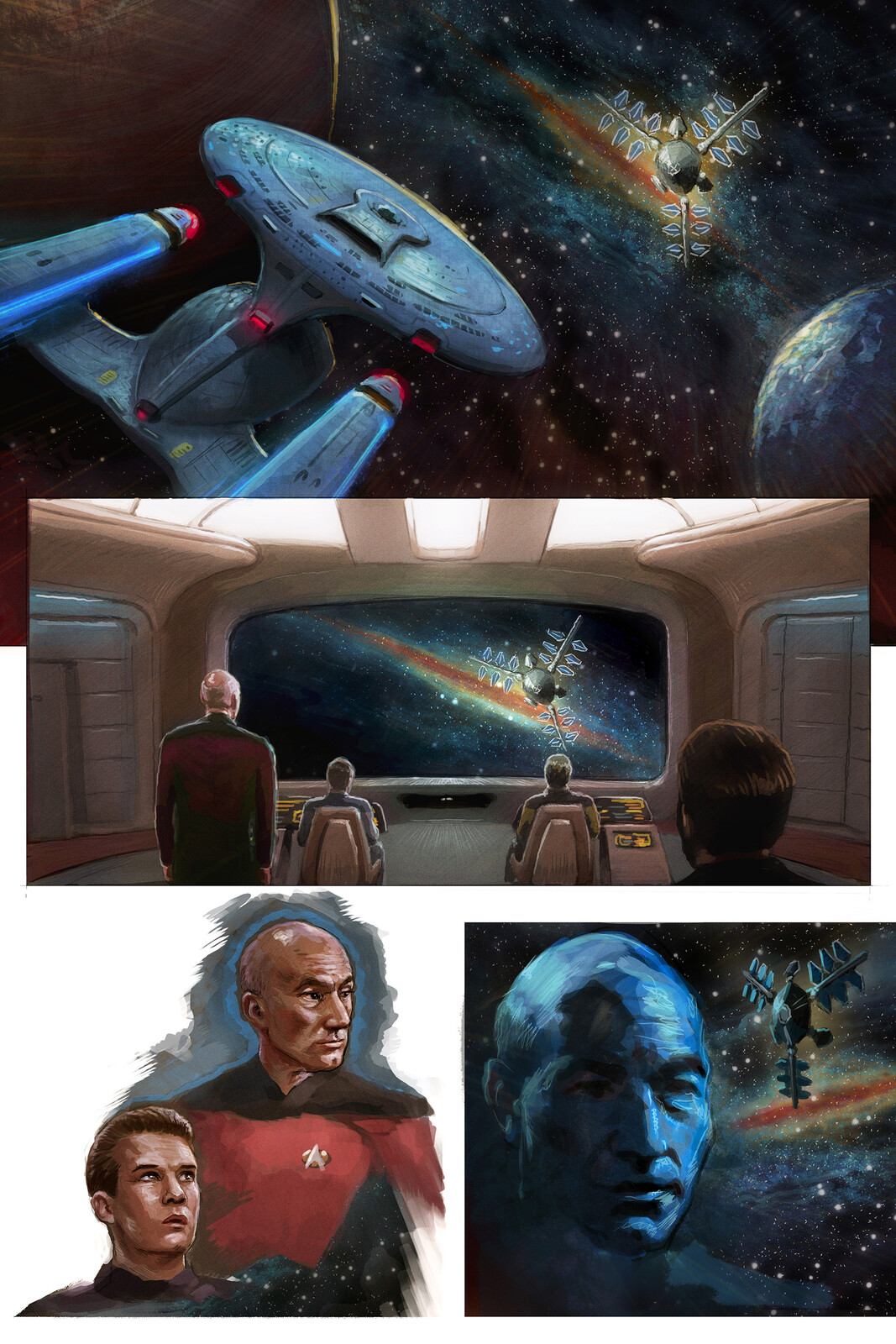 Star Trek TNG Comic Sample