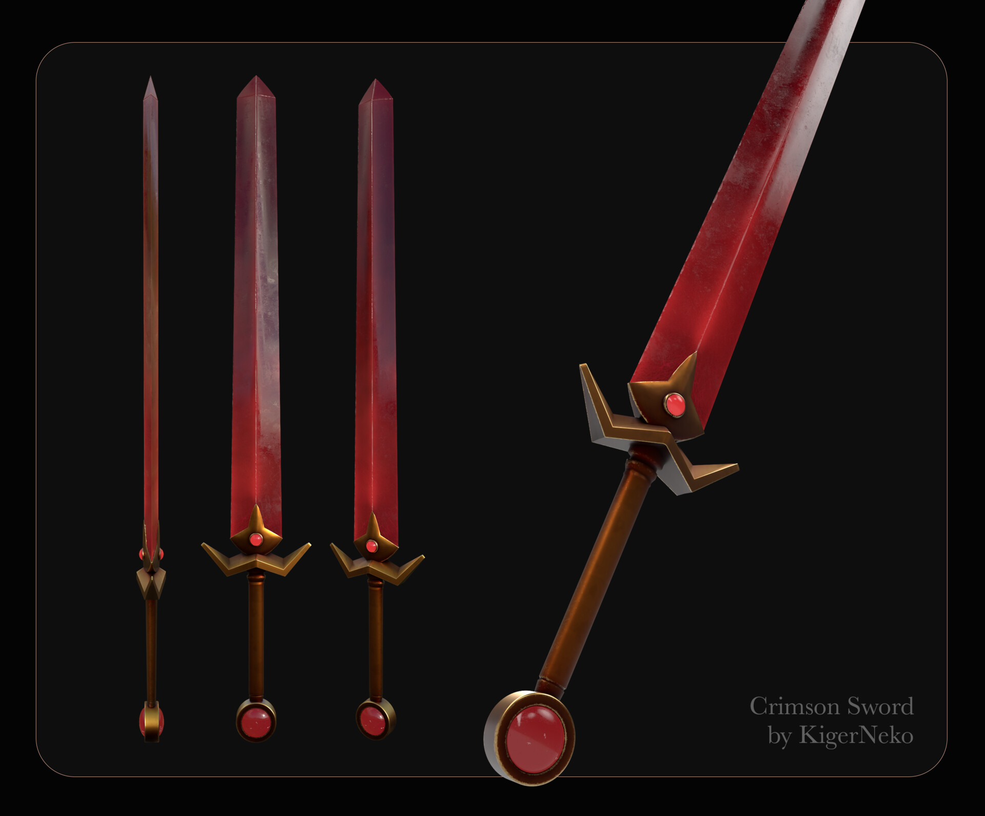 Kiger Neko - Crimson Sword