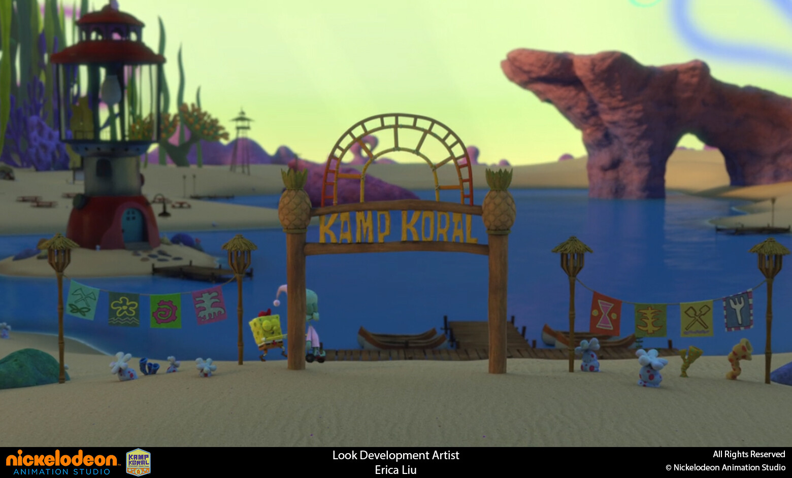 Textured gateway to Kamp
