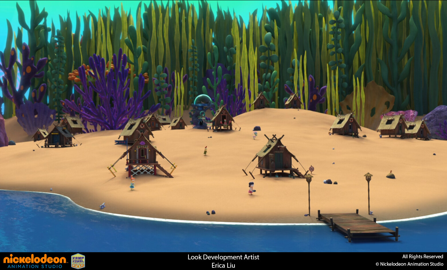 Responsible for all plant foliage and coral look development