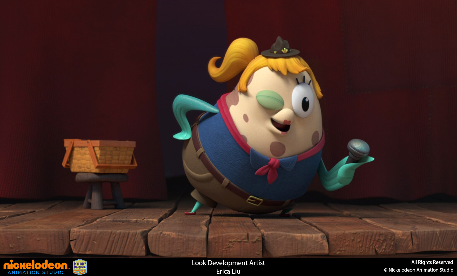 Responsible for look development and texture of Mrs. Puff