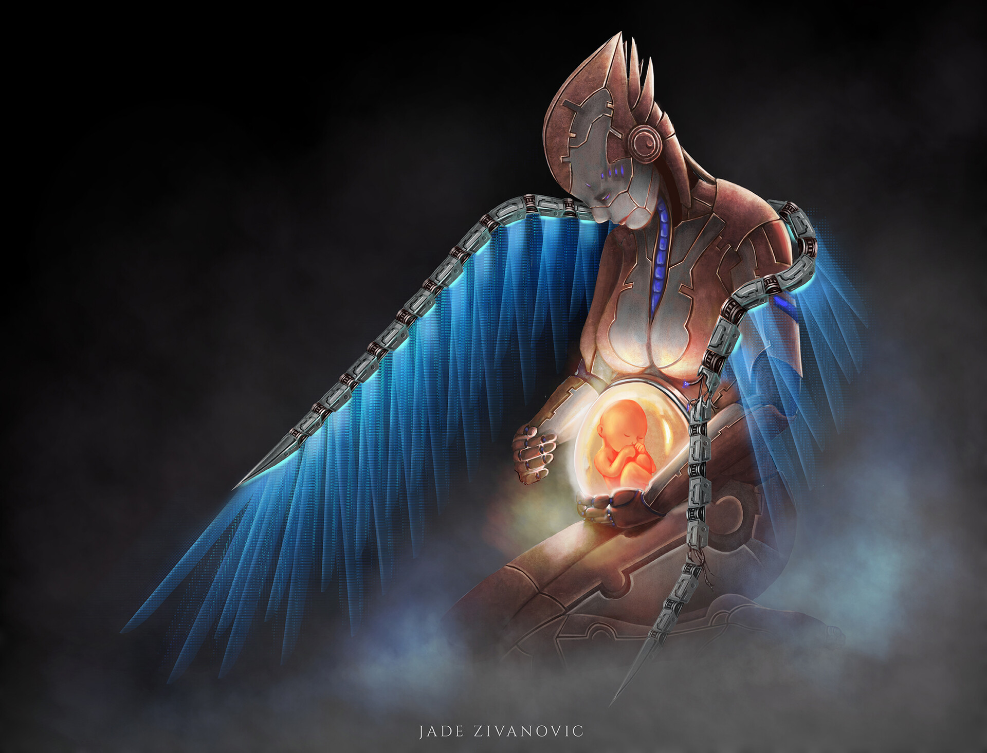 Artstation Android Mama