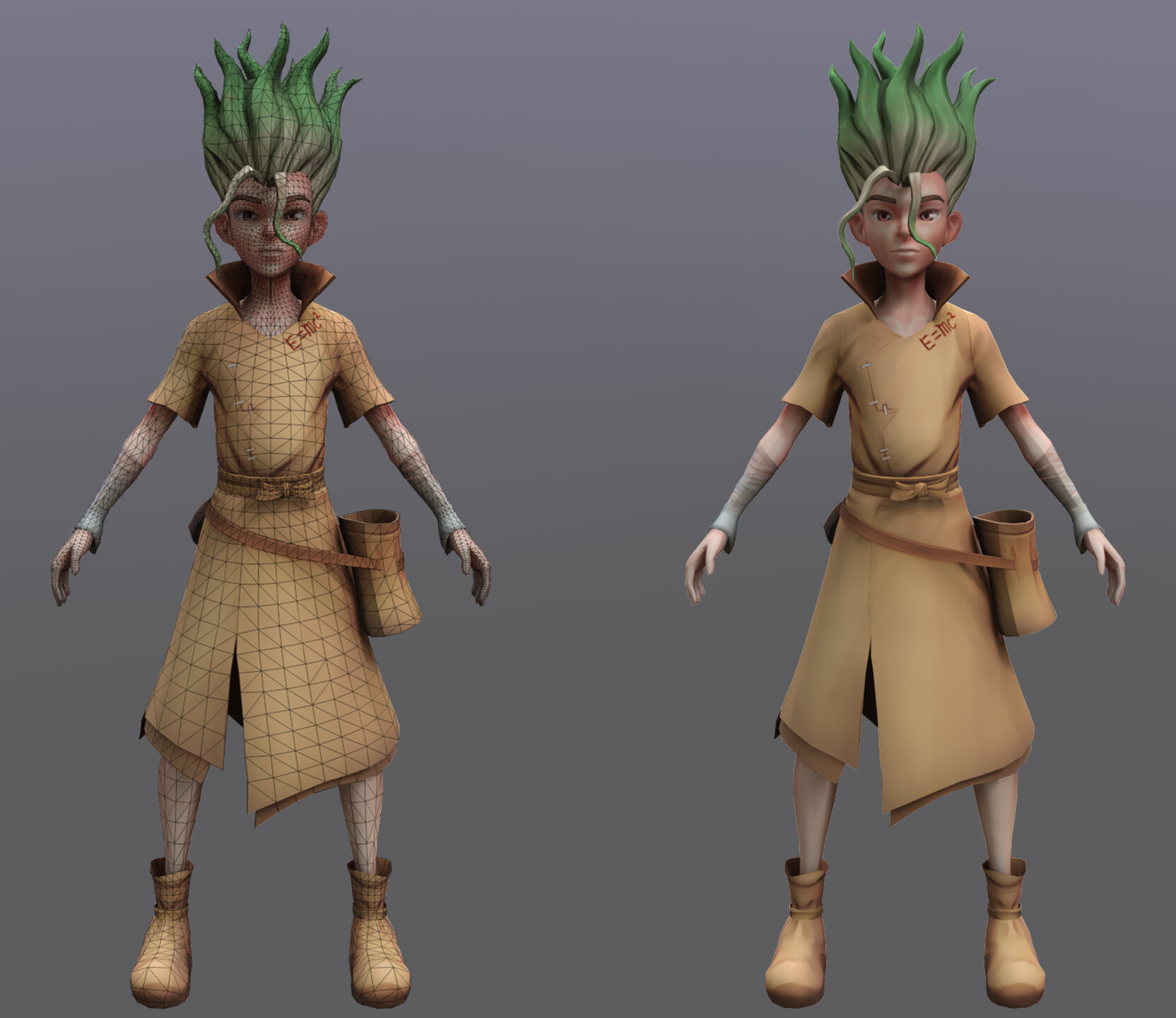 Artstation Senku Dr Stone