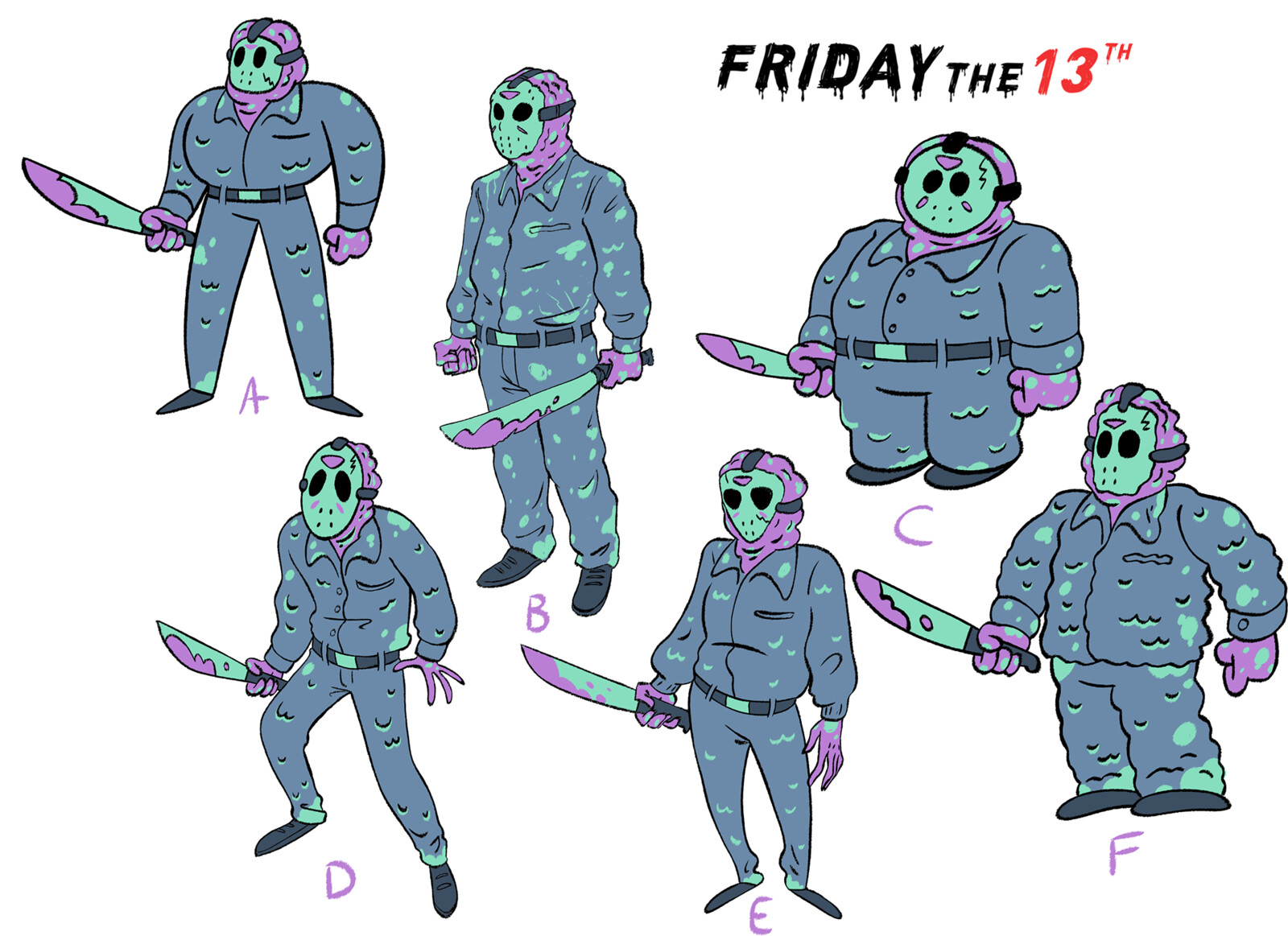 Jason Voorhees Character Concept Cleanup