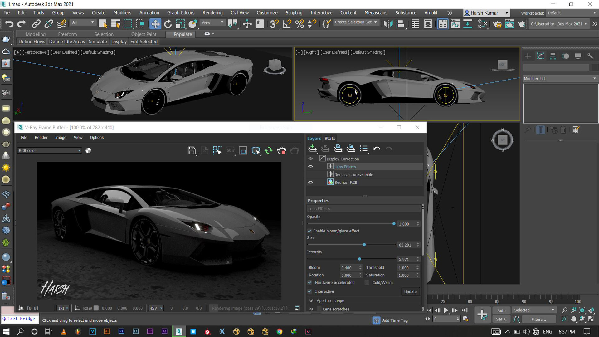 tracking after effects lamborghini