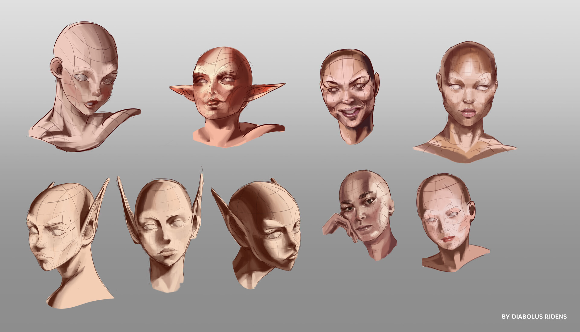 ArtStation - practice of faces