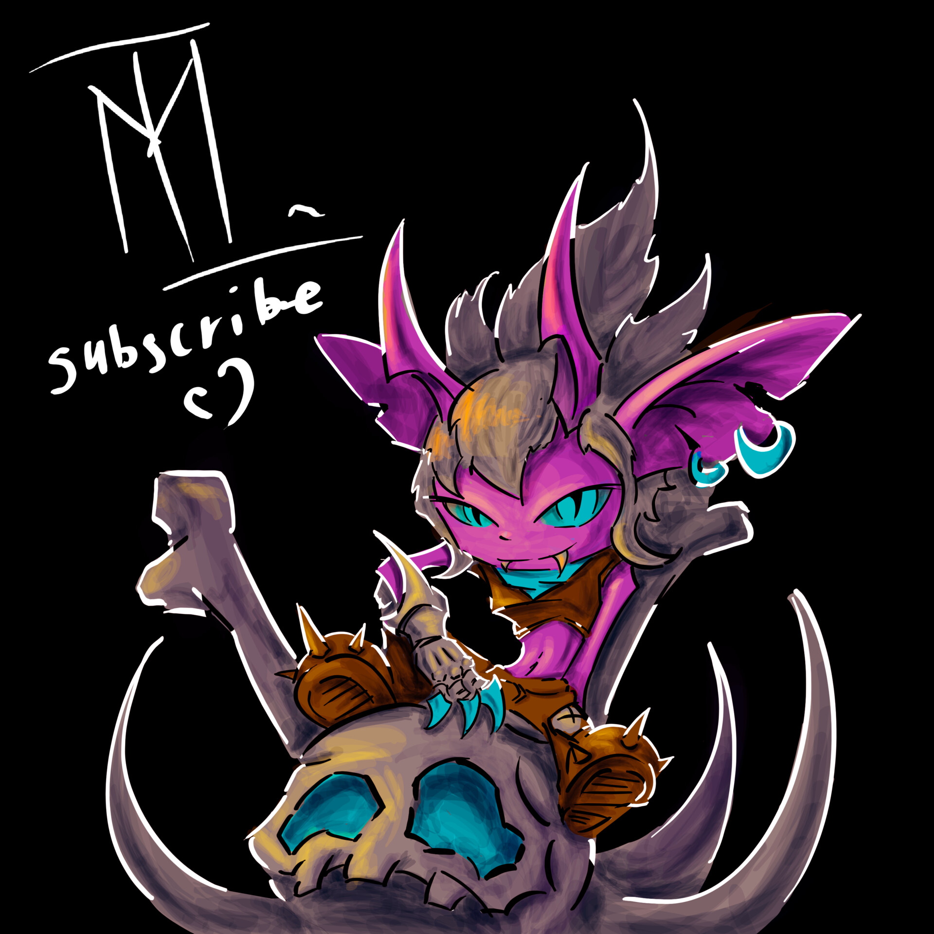 ArtStation Little Demon Tristana