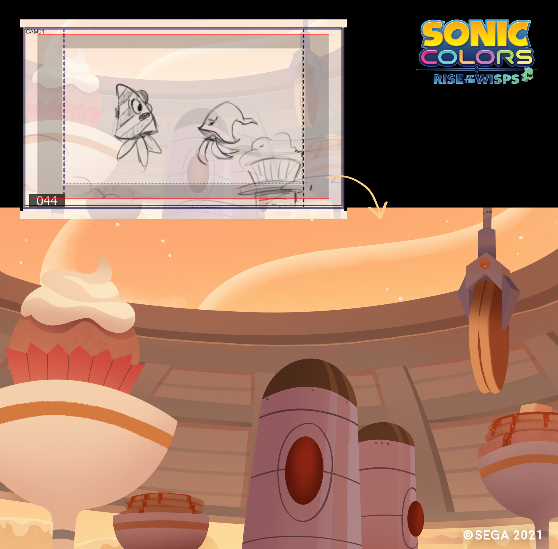 Second Part of Sonic Colors: Rise of the Wisps Animated Short