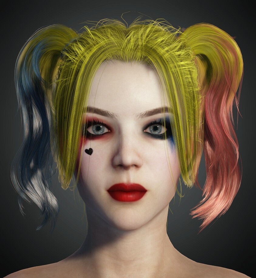 ArtStation Harley Quinn 3D Fan Art