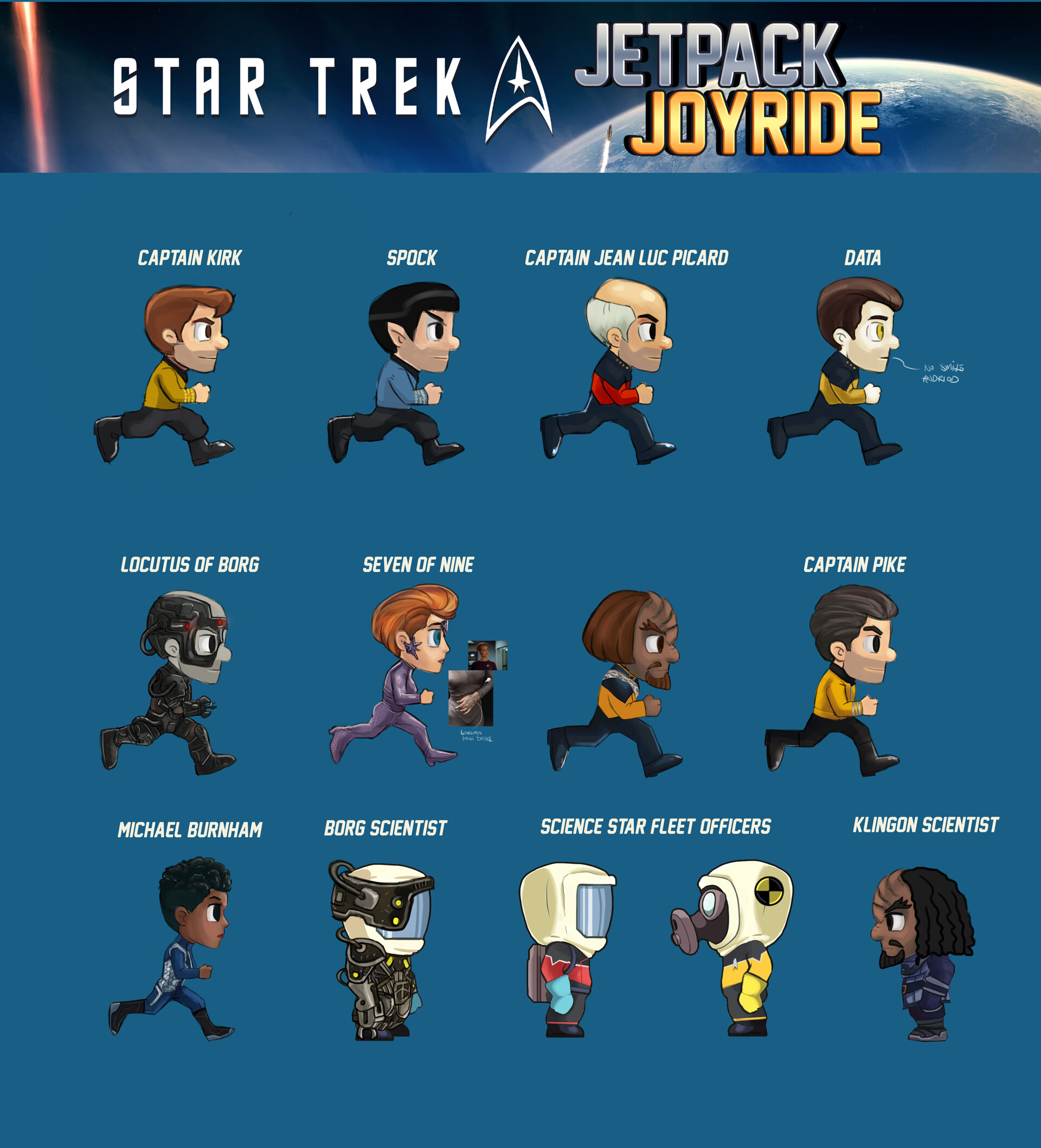 ArtStation - Jetpack Joyride Star Trek Event
