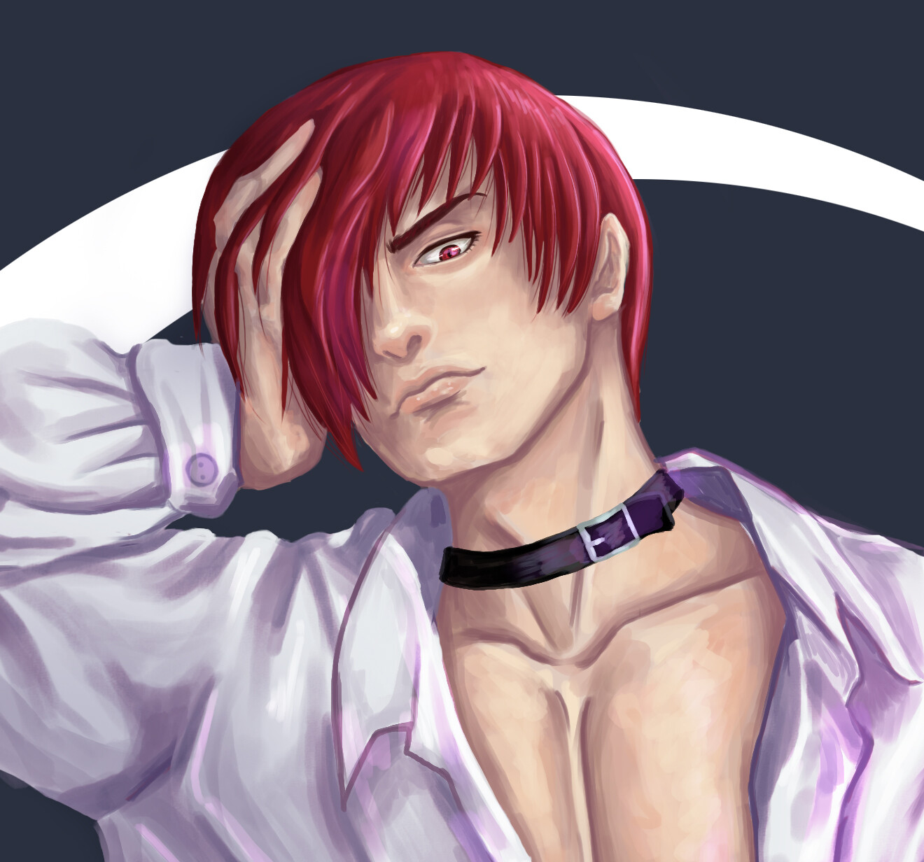 ArtStation - THE KING OF FIGHTERS IORI YAGAMI