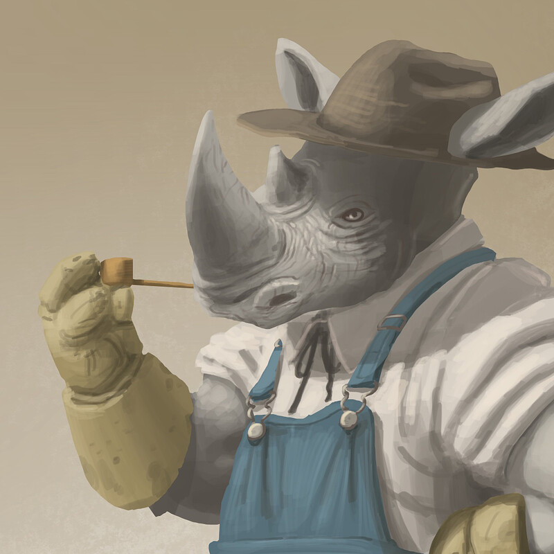 Rhino farmer