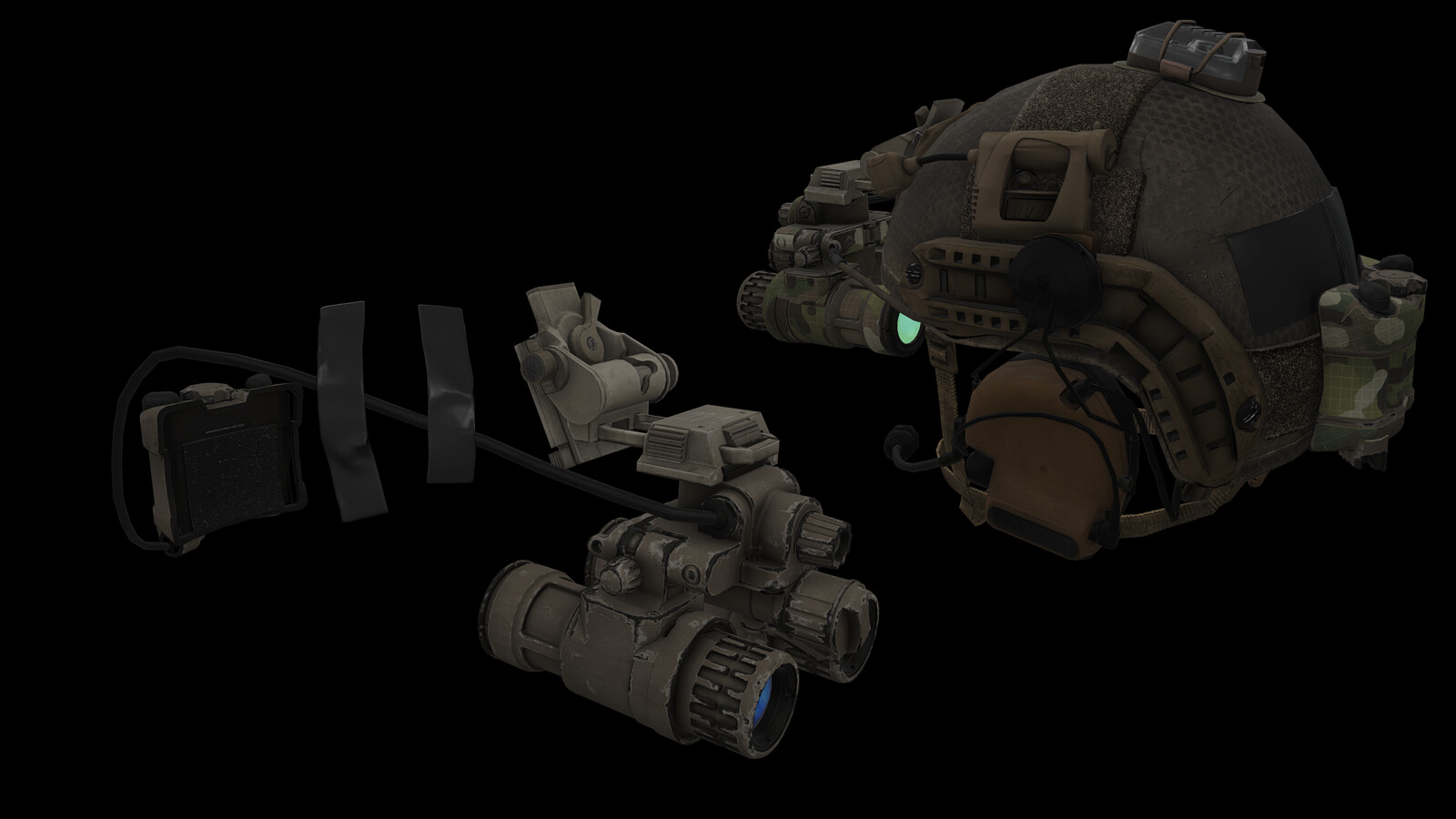 UnderSiege Productionz - L3 AN/PVS-31A Binocular Night Vision Device