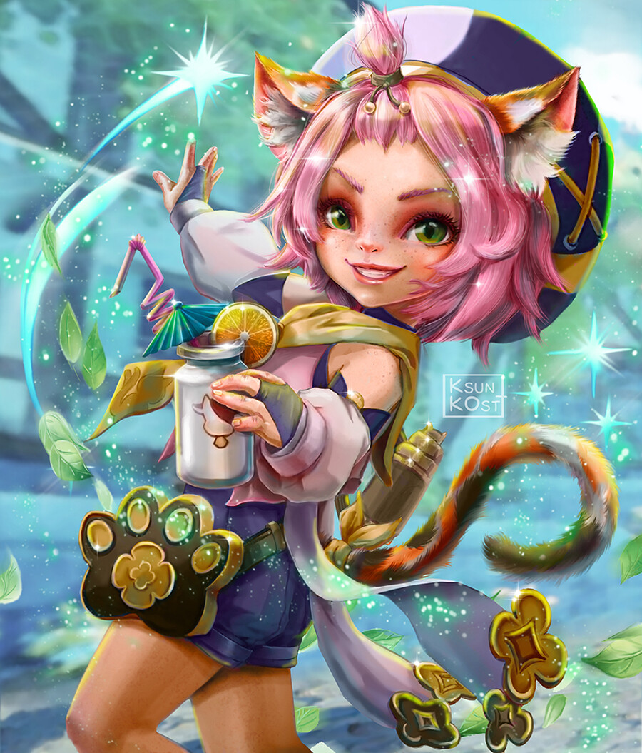 Artstation Diona From Genshin Impact