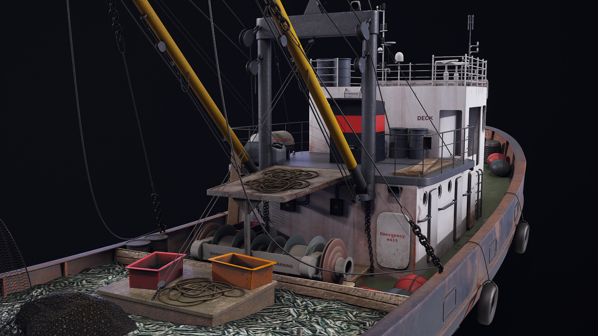 ArtStation - Old Fishing Vessel