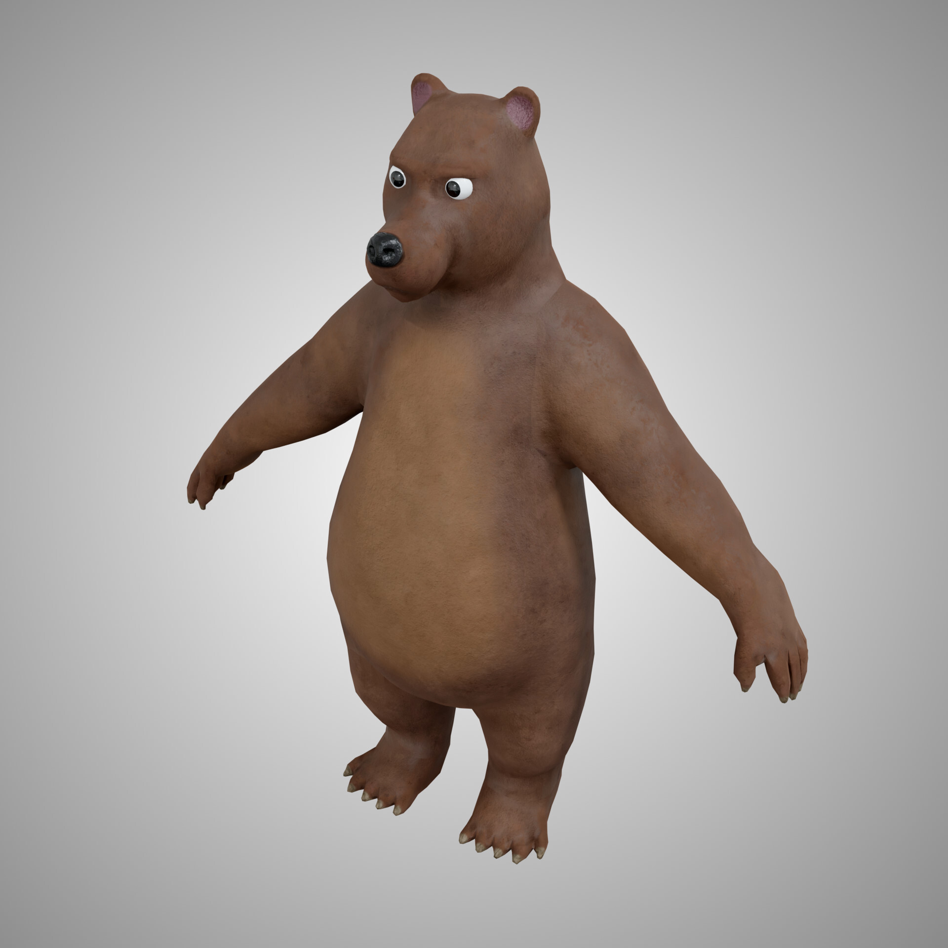 ArtStation - Stylized Bear with Running Animation