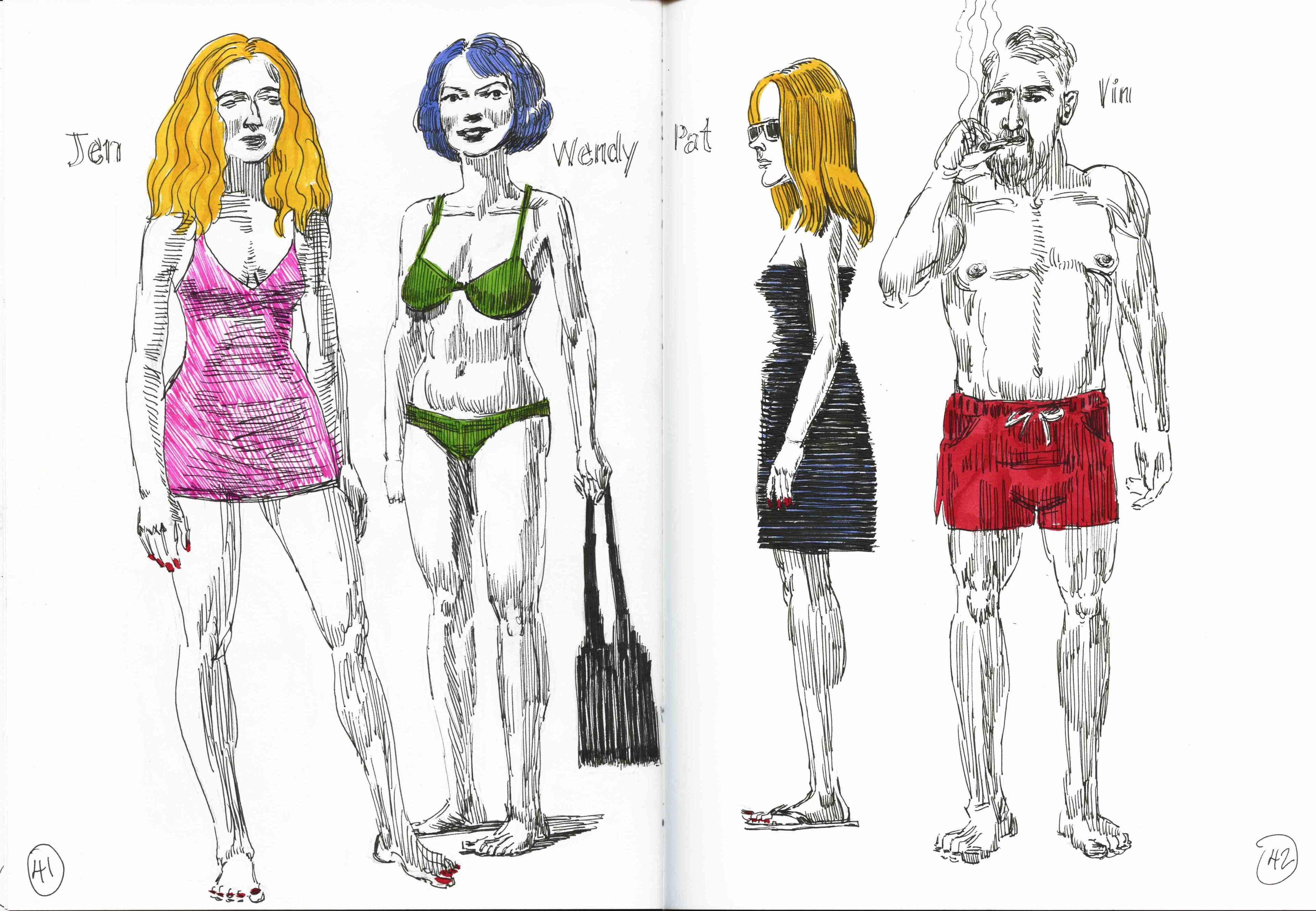 Character Studies by Vince Mancuso