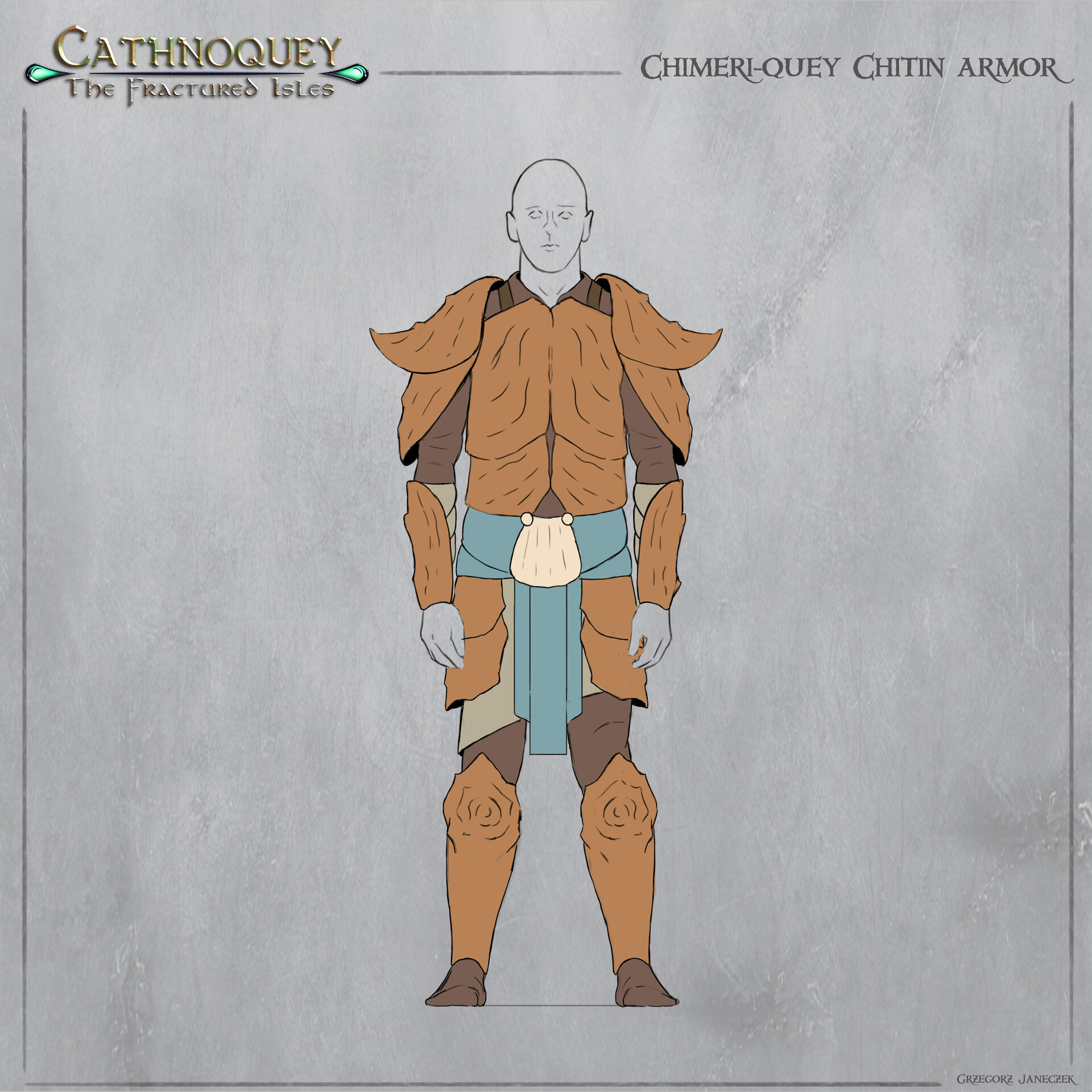 Grzegorz Janeczek - Cathnoquey - Chimery-quey chitin armour