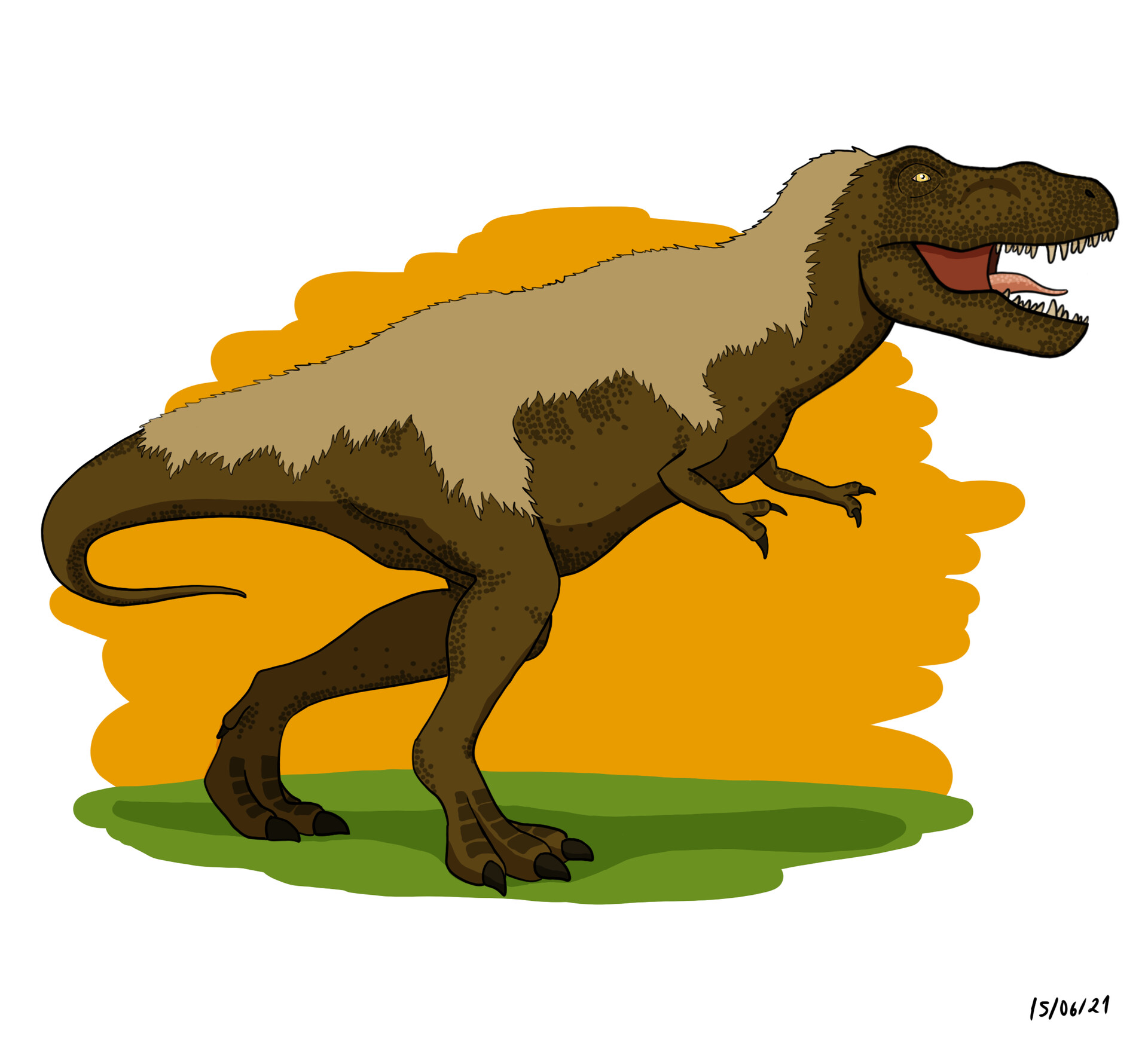fuzzy t rex