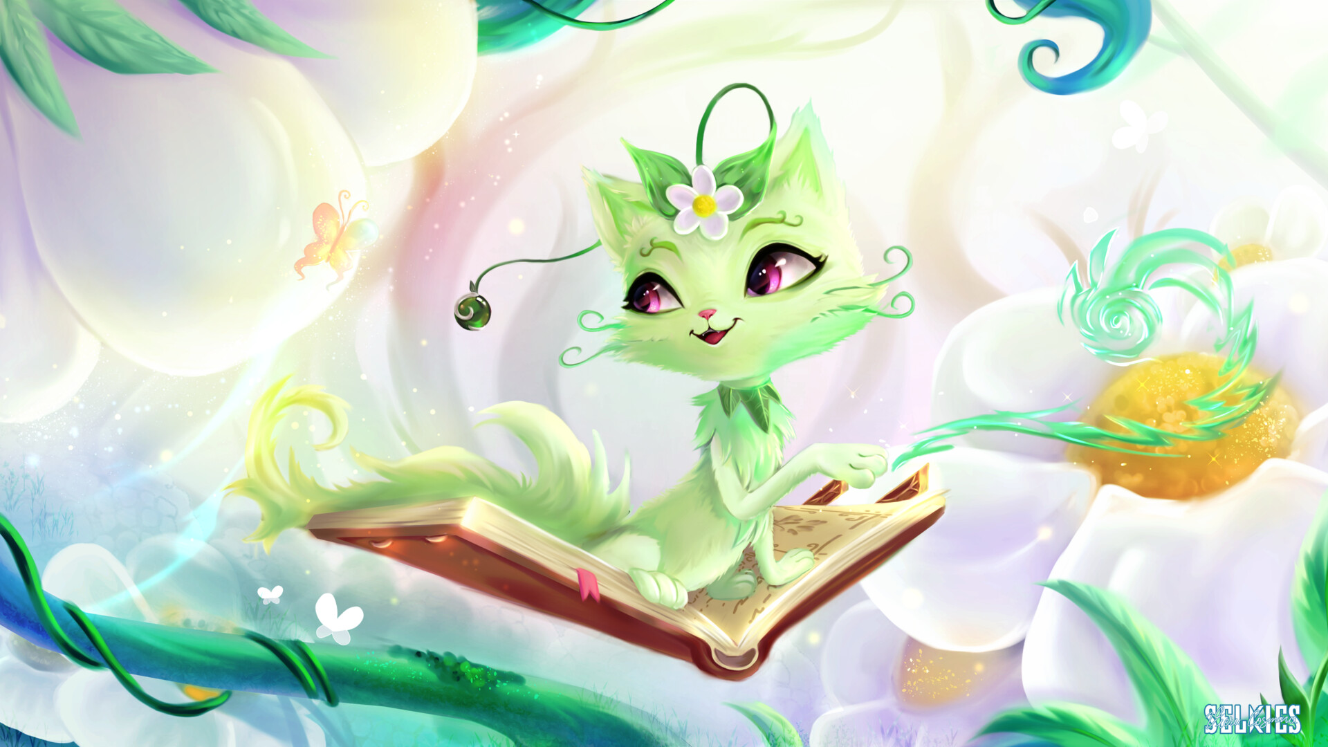 ArtStation Gardener Yuumi Skin Concept