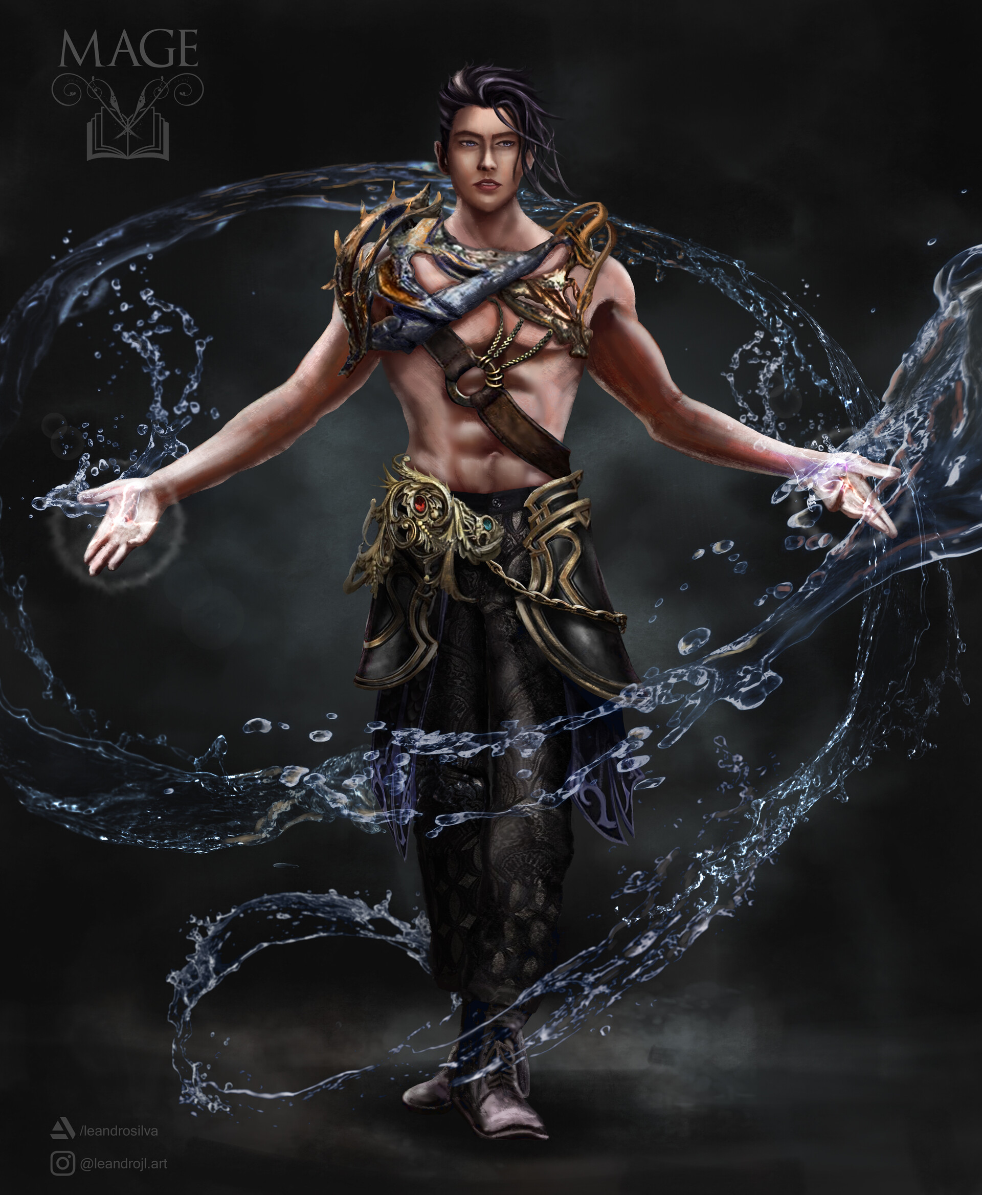 ArtStation - Male Mage