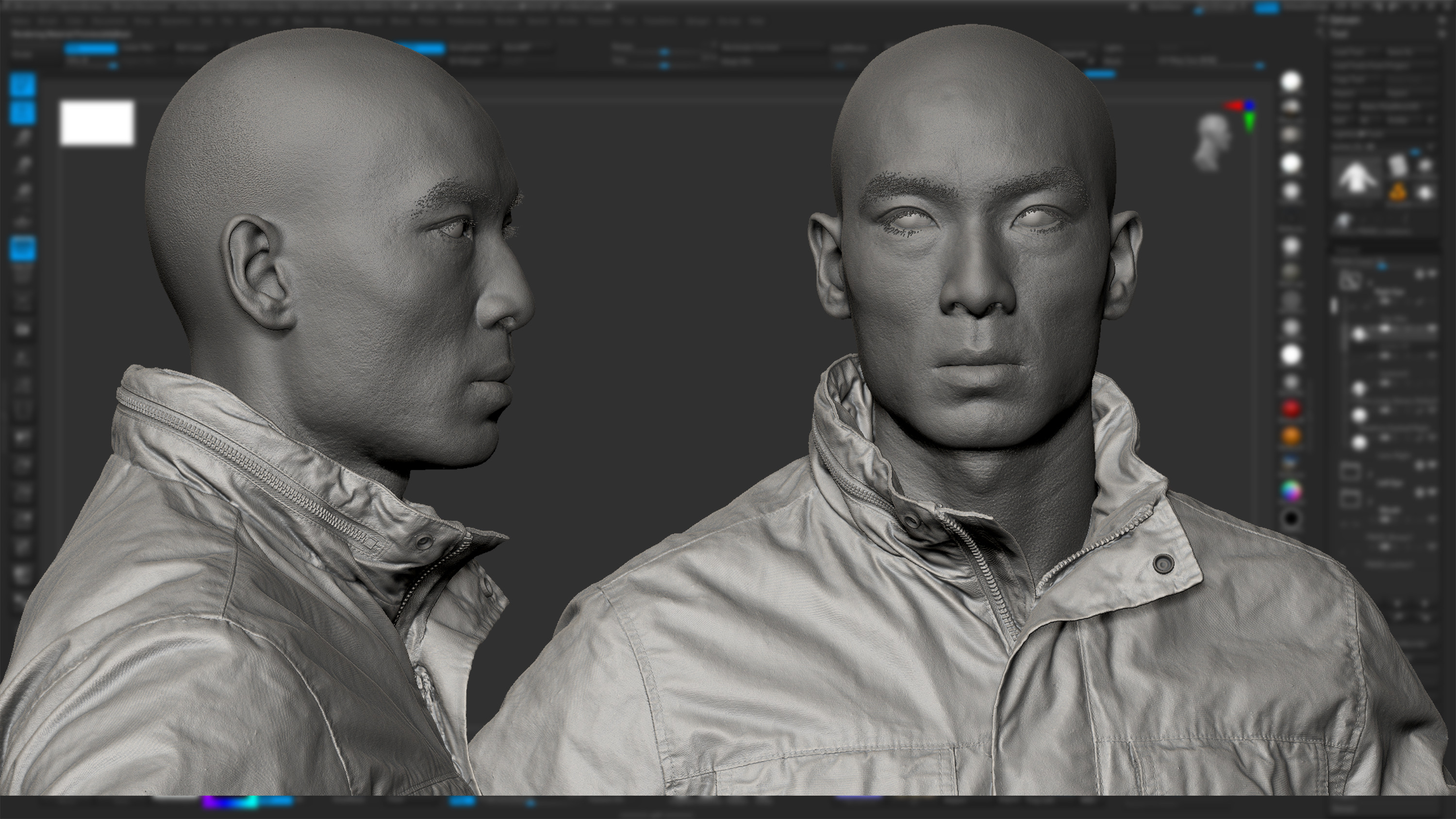 3D Scan Store - Male Head Scan