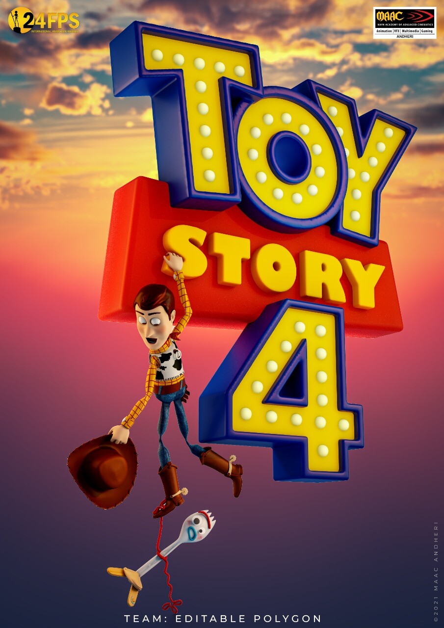 ArtStation - Toy story poster! Here's a glimpse of our work: Team Editable  Polygon from maac andheri