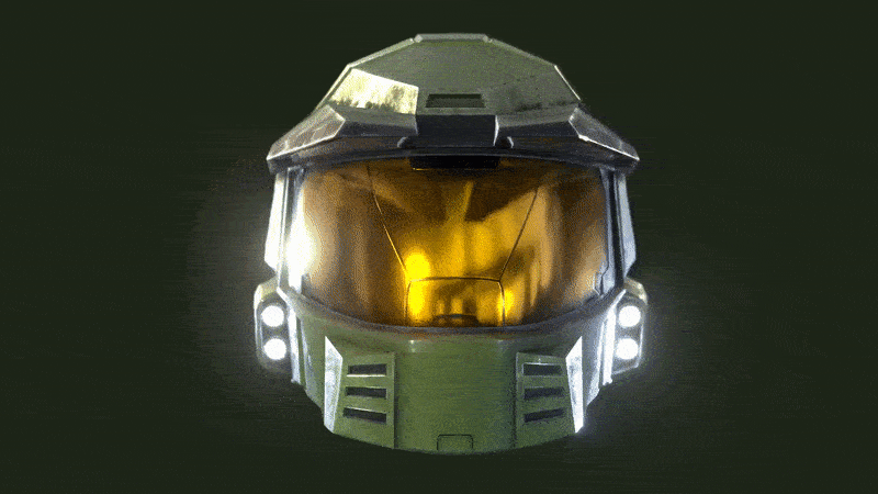 ArtStation - Spinning Halo CE Mark V helmet
