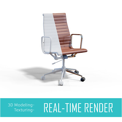 3D Modern Office Chair
