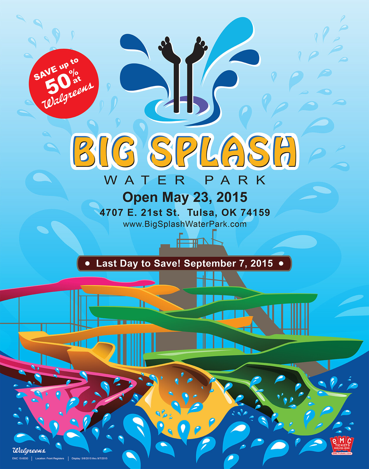 Big Splash Water Park Poster