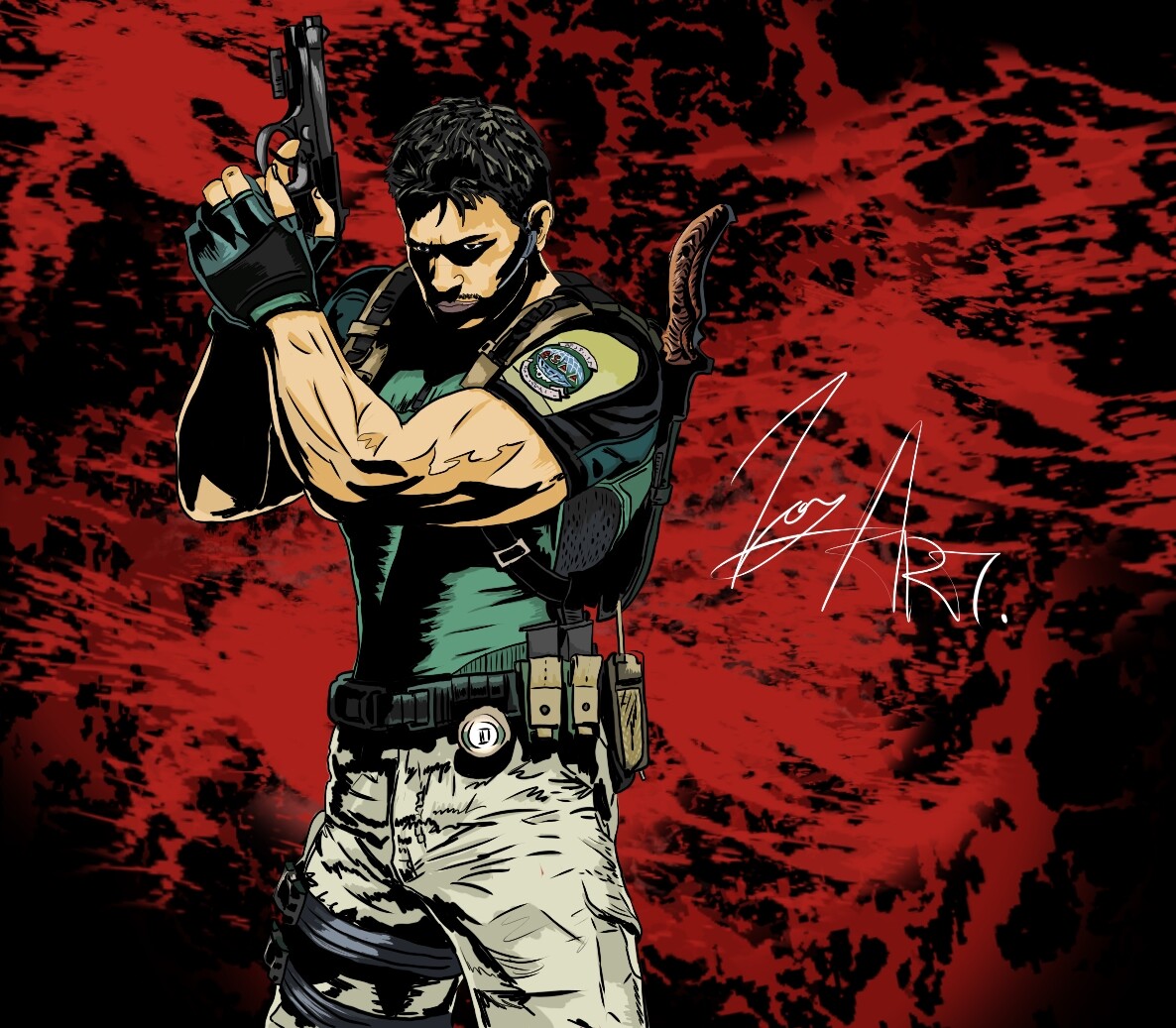 ArtStation - Крис Редфилд (Chris Redfield)