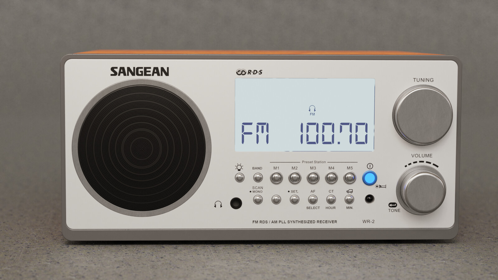 Sangean WR-2 Product Visualization