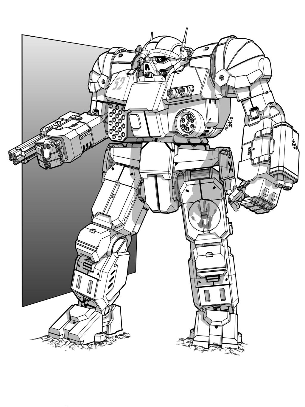 ArtStation - Atlas II - Battletech