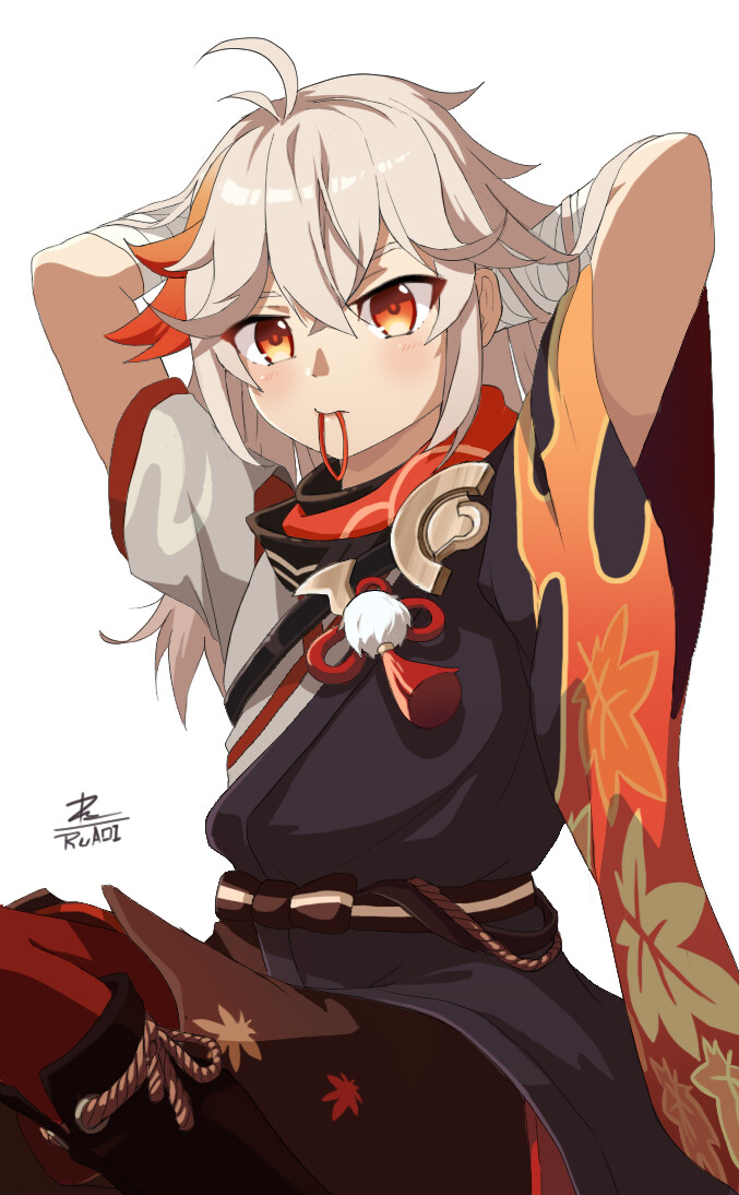 ArtStation Kazuha release hair