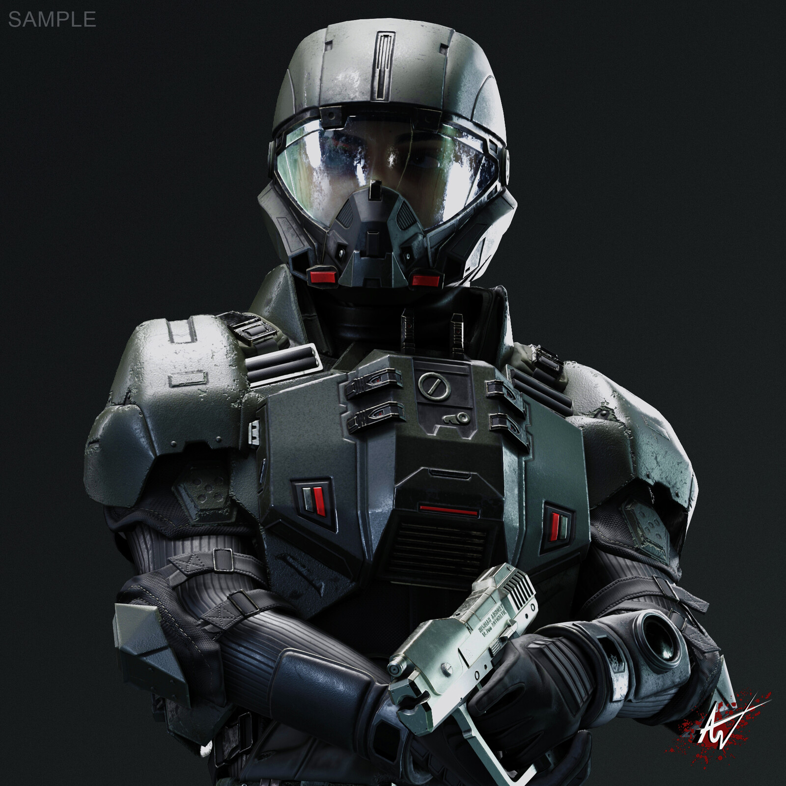 Abimael Salazar - Halo 3 Marine Pilot (HD)