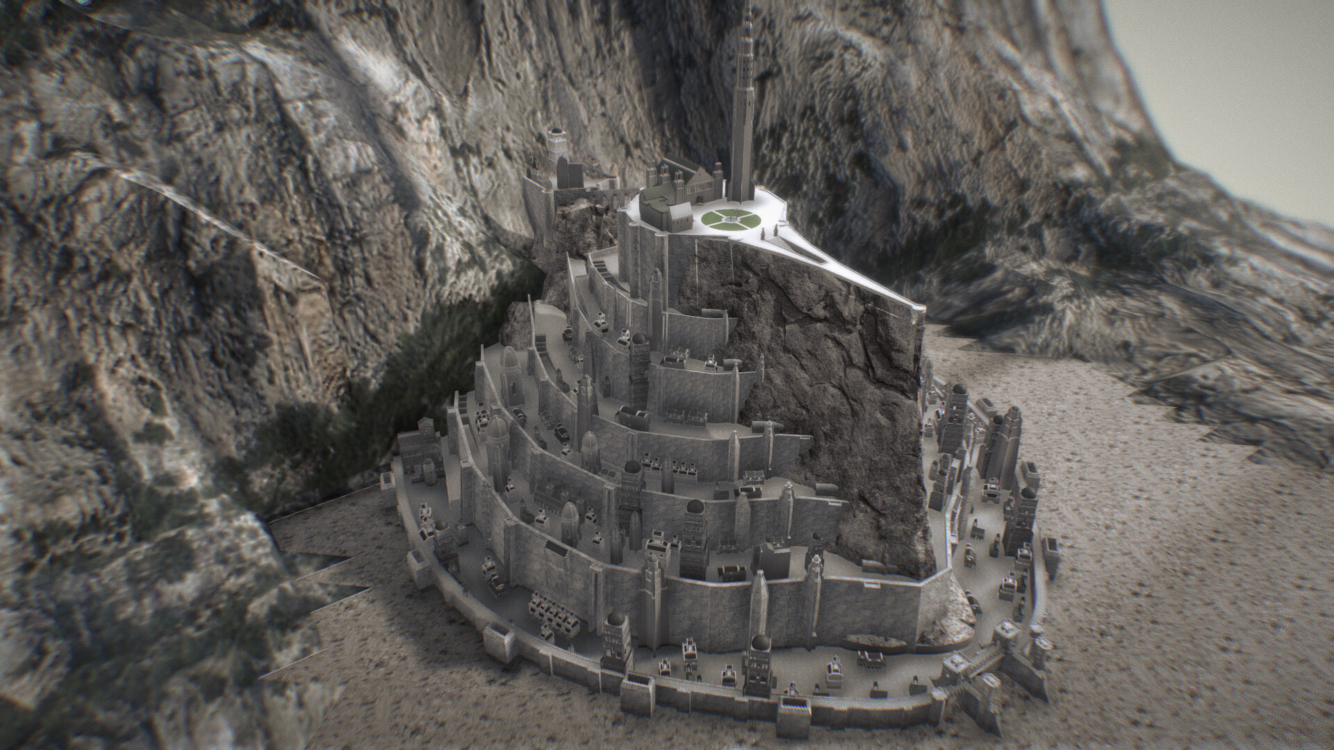 Minas Tirith - Buy Royalty Free 3D model by Rodolfo Siccardi (@rudy94)  [0398992]