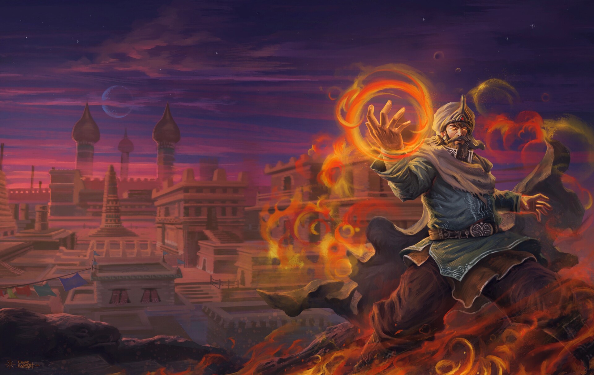 ArtStation - Kingdom of Fire Cover Art