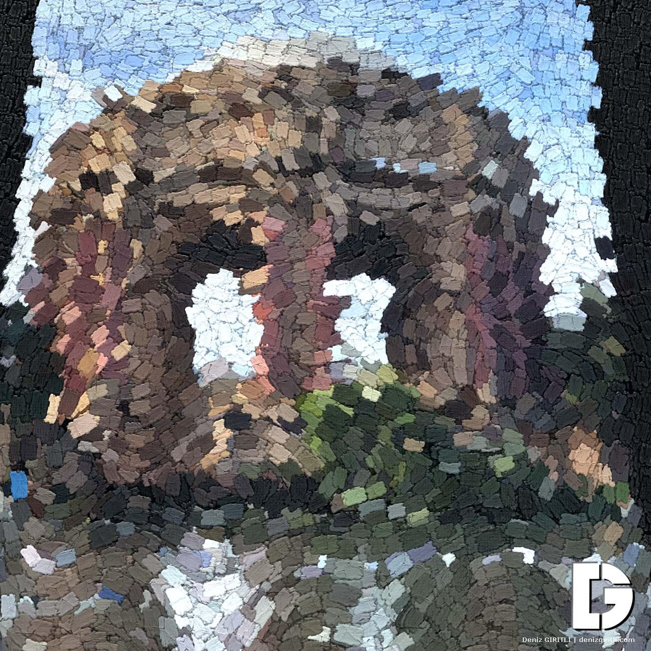 Photo 2 - Gogh Style Square Brush
