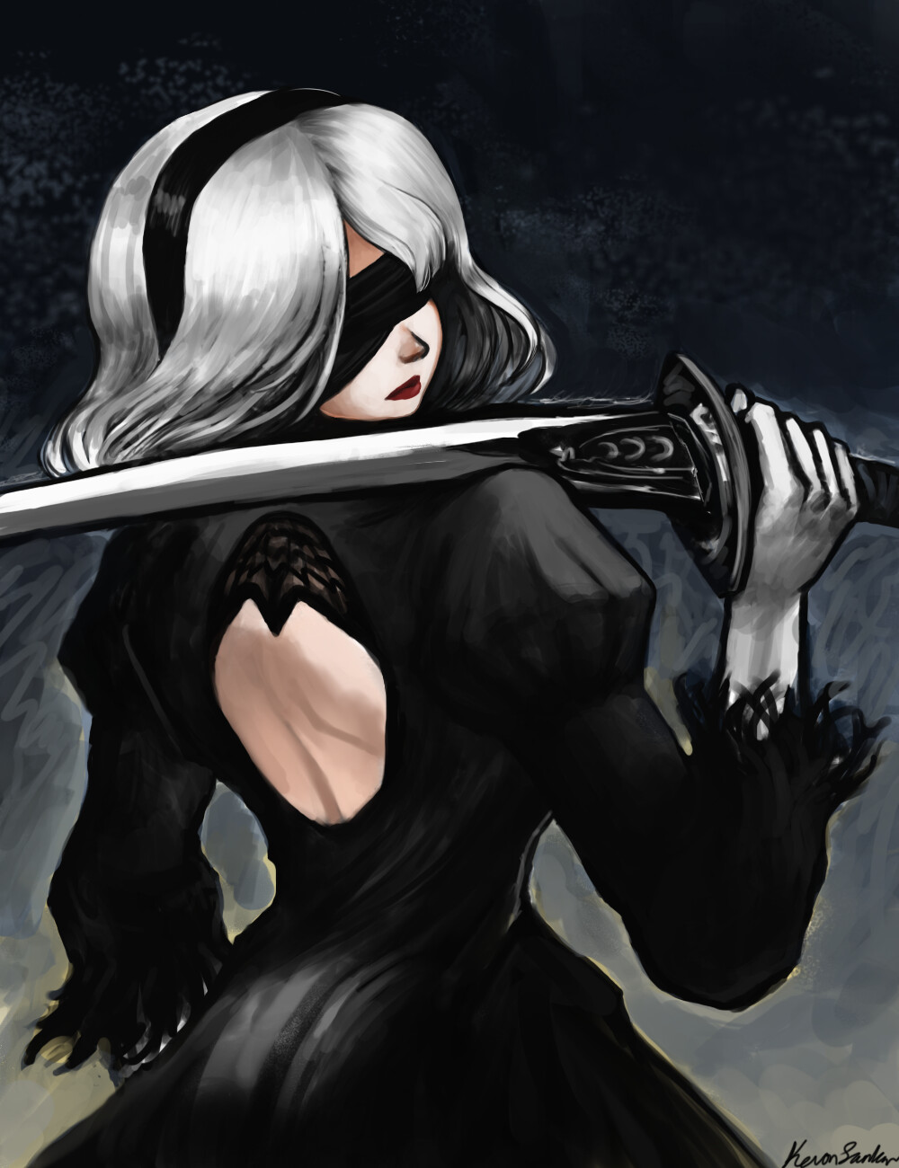 ArtStation - 2B - Nier Automata