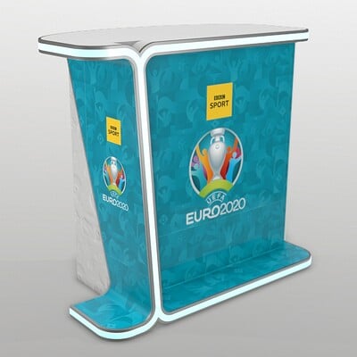 Euro 2020 Pitchside Presentation Desk