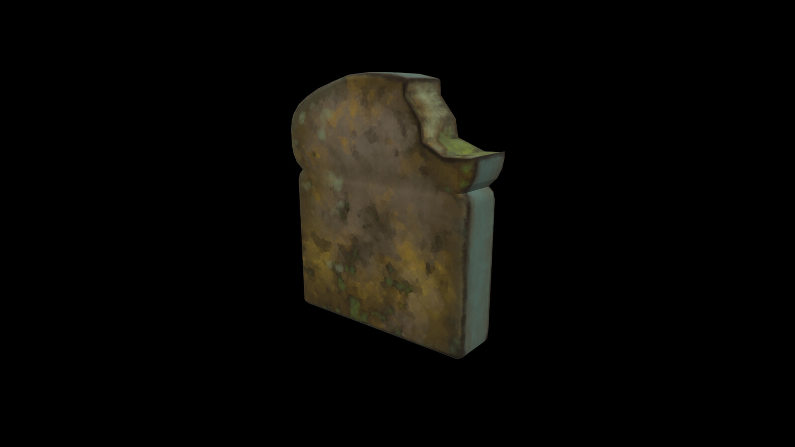 Moldy bread found in a sewer. Game ready and made in Maya, painted in Substance Painter. 
