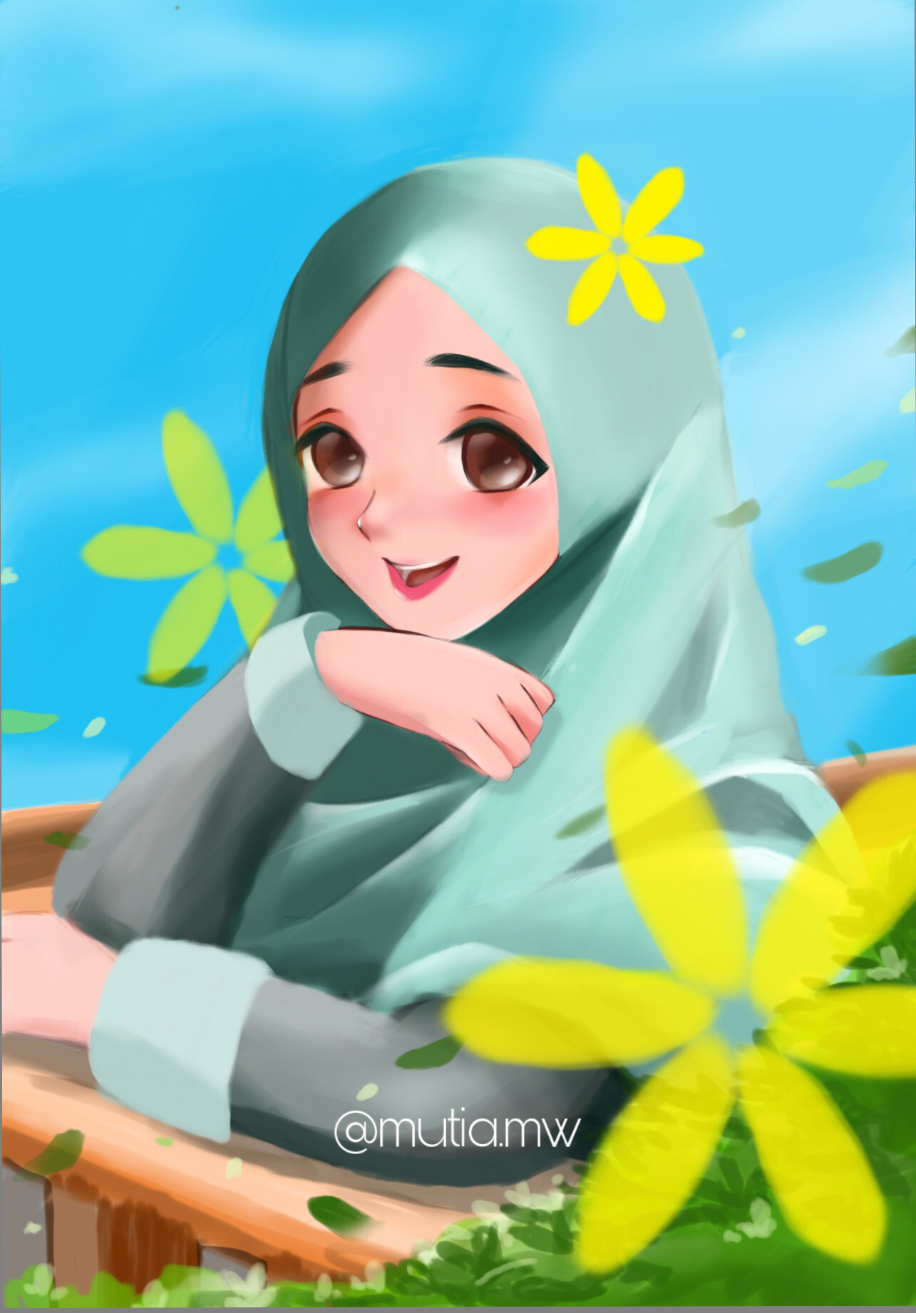 Hijabi Girl Illustration  Cute cartoon drawings, Girls cartoon art, Cute  cartoon wallpapers